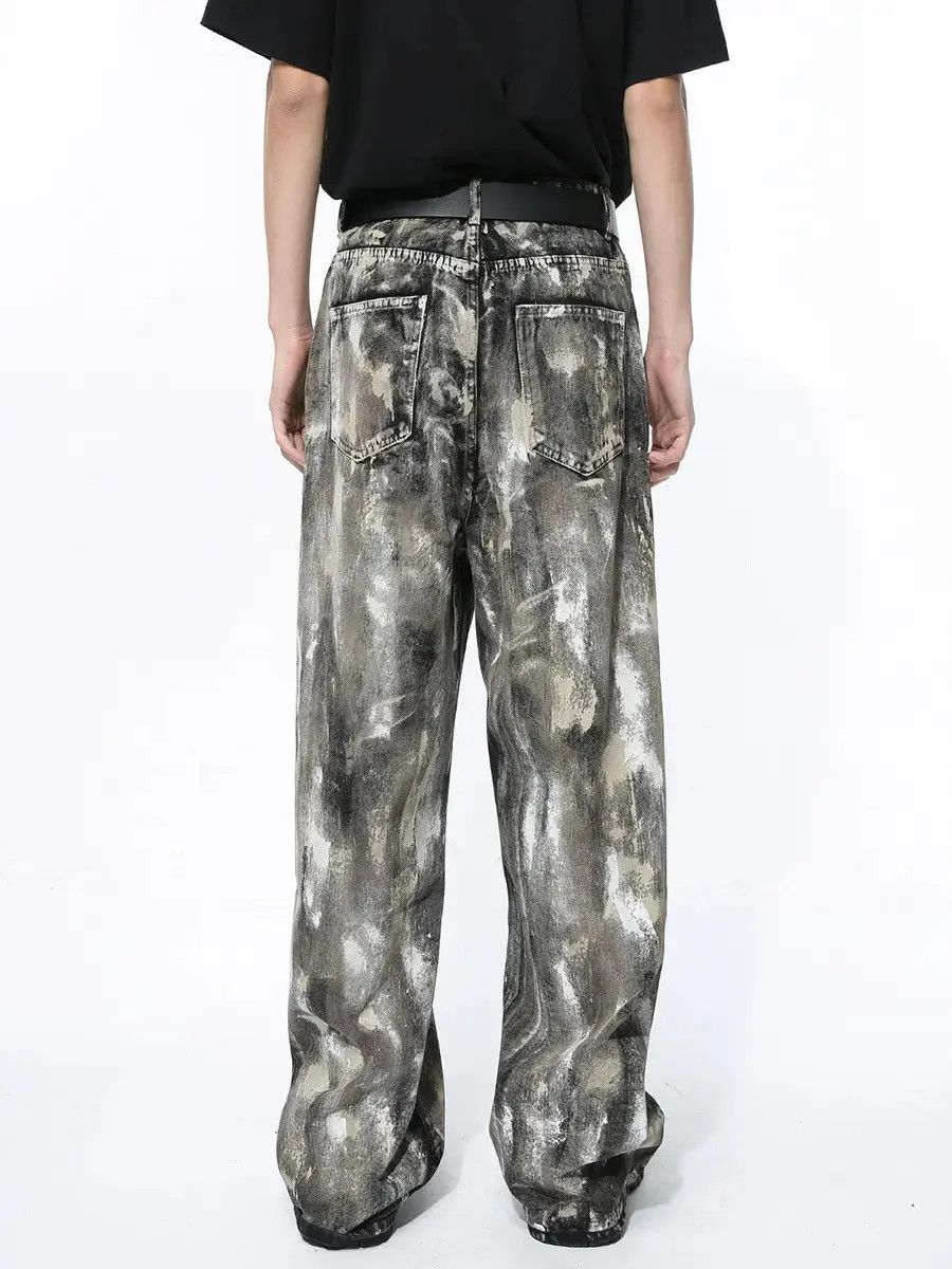 Japanese Brand Retro loose camouflage casual jeans Size US 32 / EU 48 - 3 Thumbnail