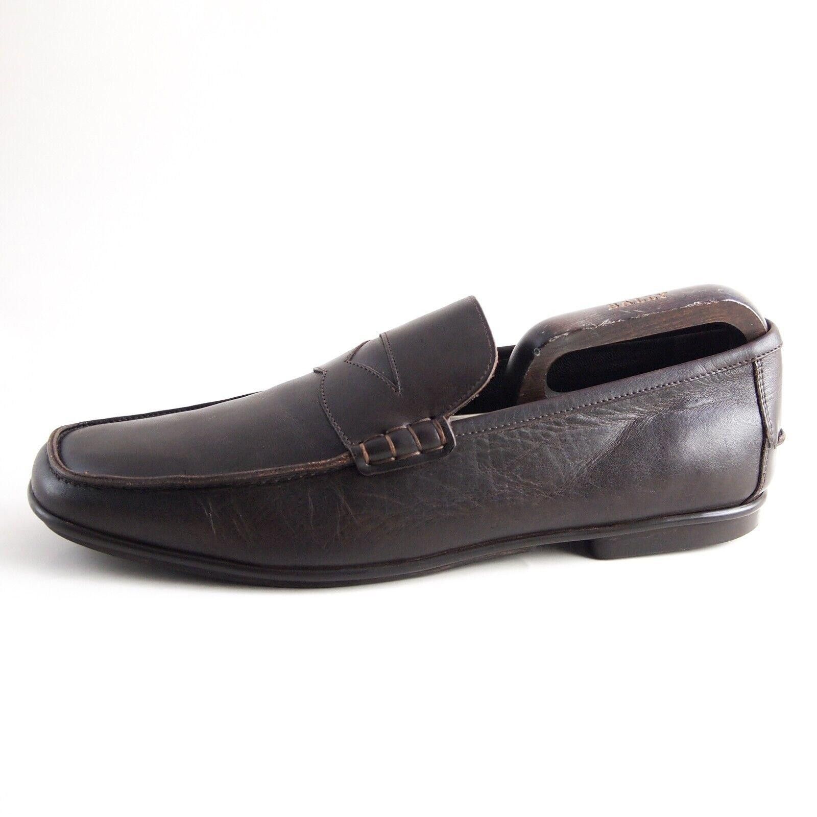 Prada Prada Penny Loafers Brown Leather US 9 EU 42 Size US 9 / EU 42 - 1 Thumbnail