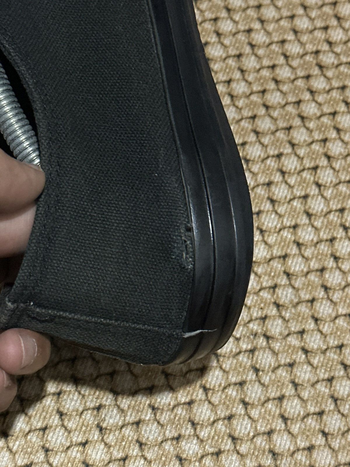 Ground Y SS21 Ground Y Yohji Yamamoto Low Top Black Sneakers Size US 10 / EU 43 - 8 Thumbnail
