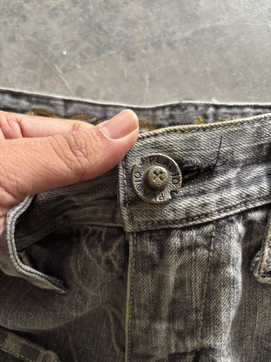 Japanese Brand Distressed double waist lace up jeans punk grungy stye Size US 32 / EU 48 - 5 Thumbnail