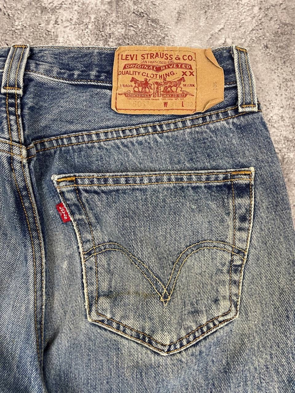 Levi's Levi's Men's Denim Jeans Blue Regular Straight Vintage Size US 31 - 3 Thumbnail