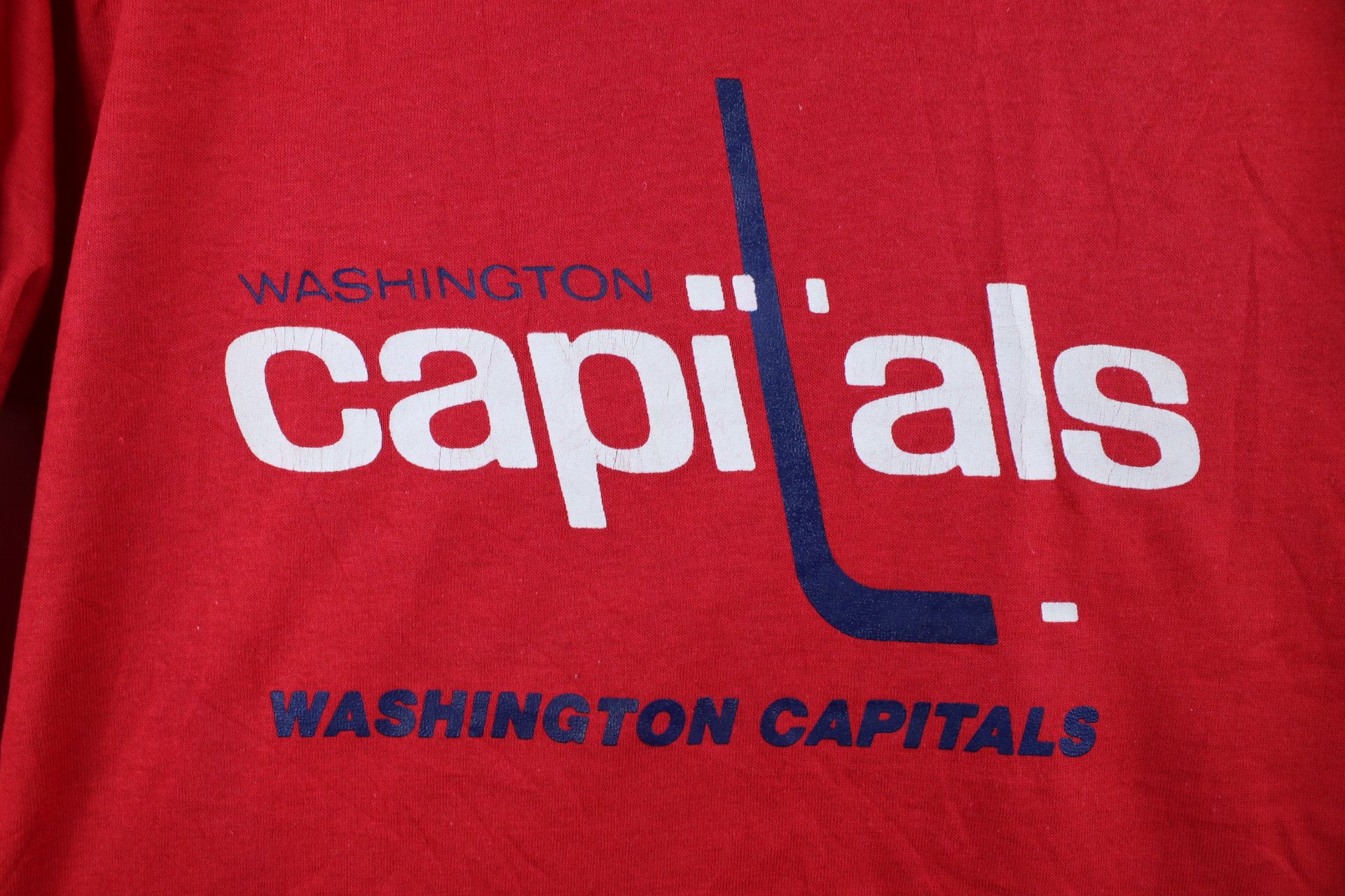 Deadstock Vintage 80s Hockey Long Sleeve T-Shirt USA