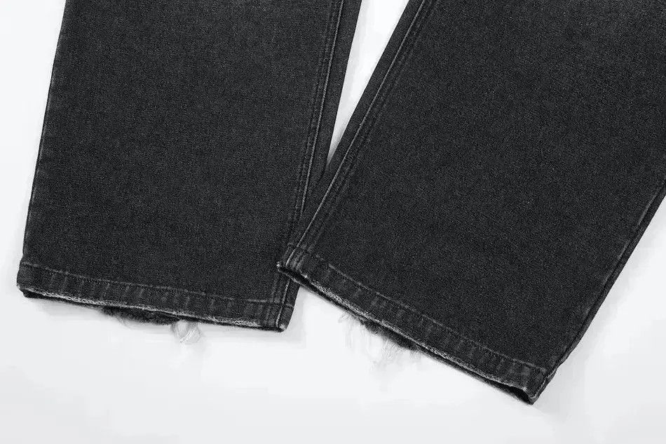 Japanese Brand Ripped Hole Baggy jeans Size US 34 / EU 50 - 4 Thumbnail