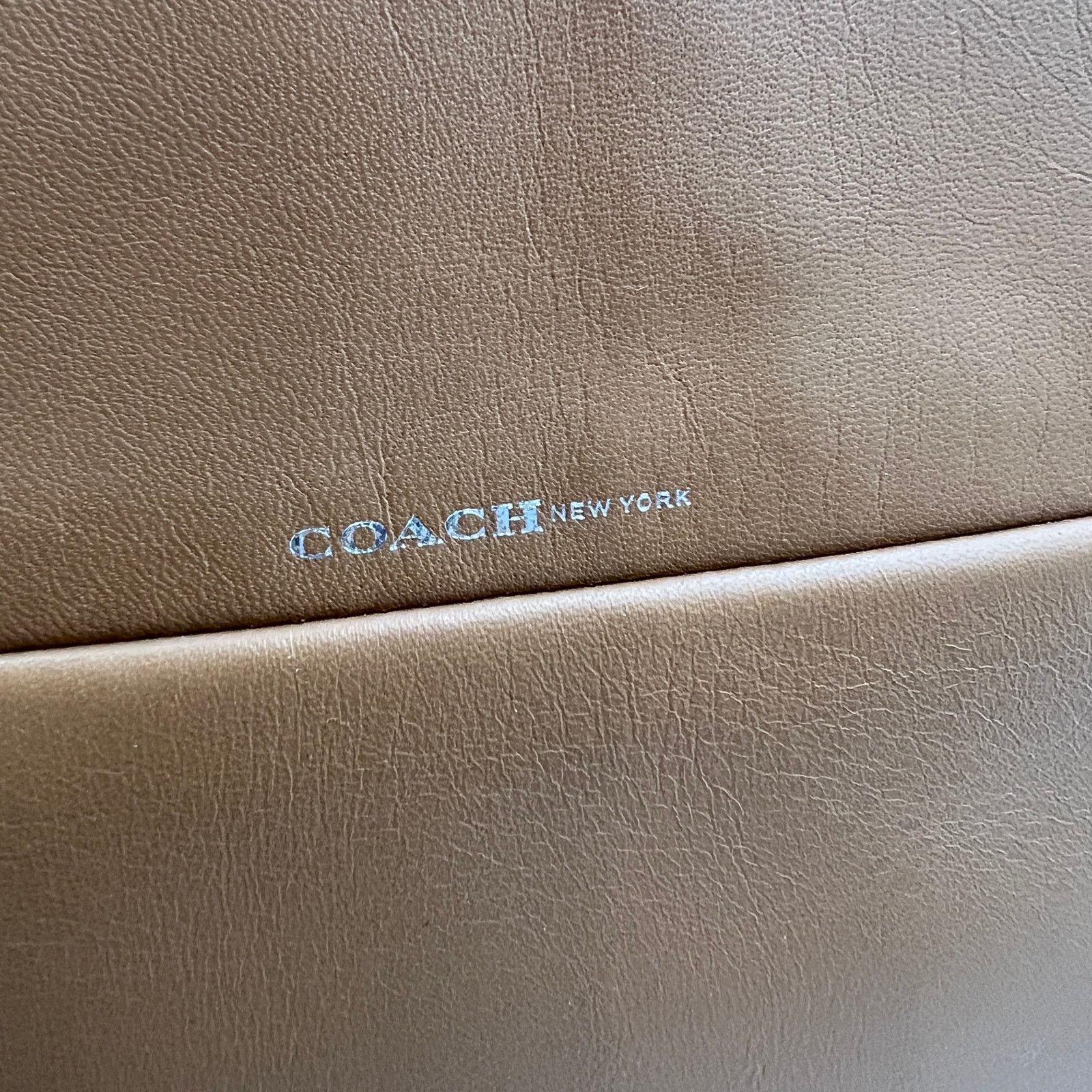 Coach Coach XL Borough Bag Camel Glove Tan Leather Handbag Purse Size ONE SIZE - 8 Thumbnail