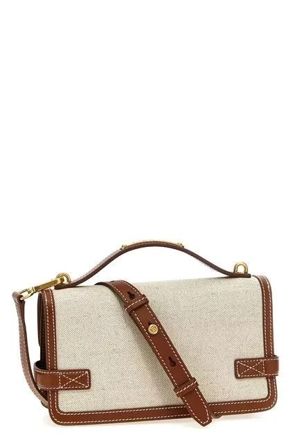 Balmain BALMAIN B-buzz 24 Brown Leather Shoulder Bag New Size ONE SIZE - 2 Thumbnail