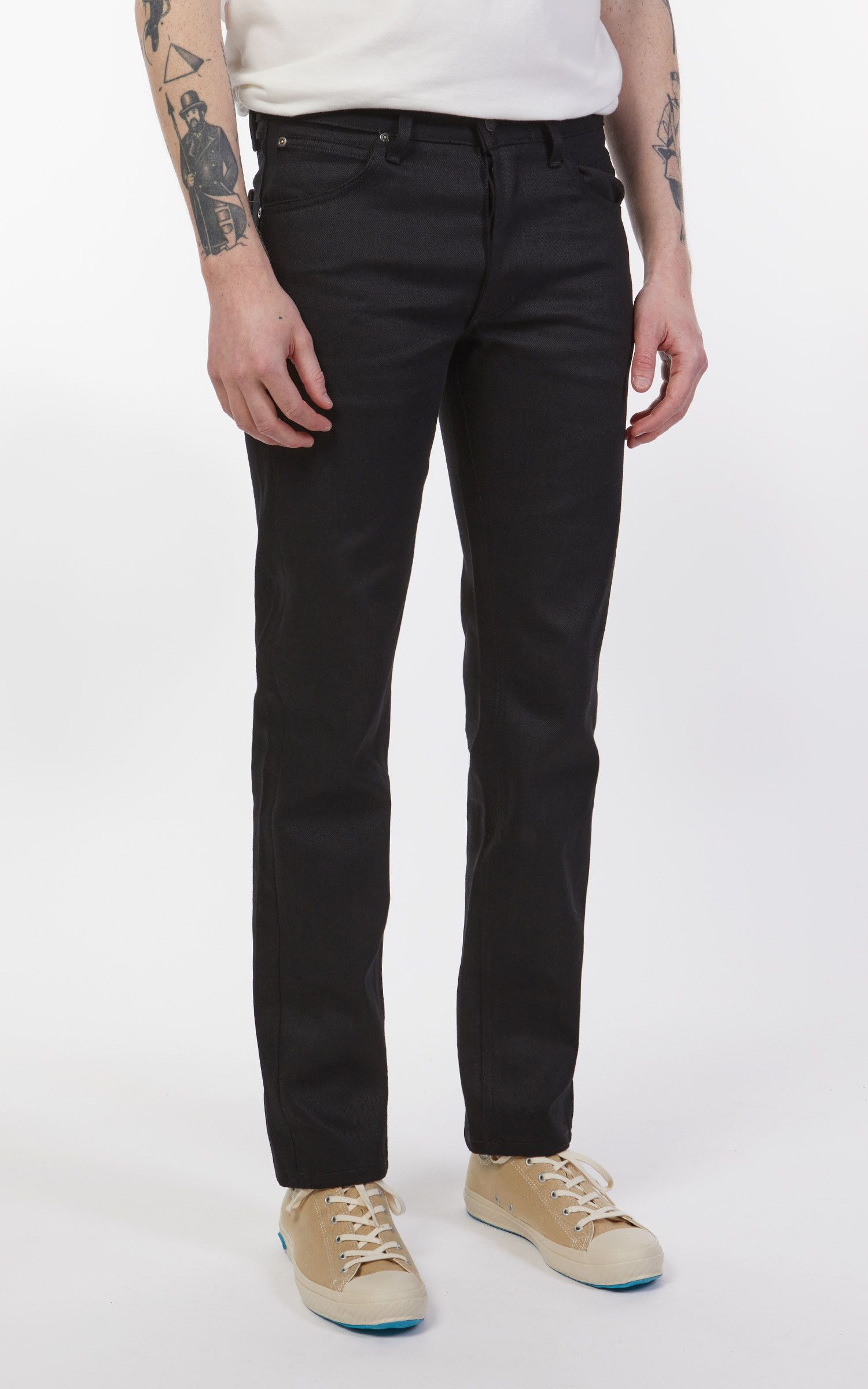 Designer × Japanese Brand × Lee Lee 101 101S Jeans Dry Selvedge Black 14oz Size W32 L32 Size US 32 / EU 48 - 19 Thumbnail