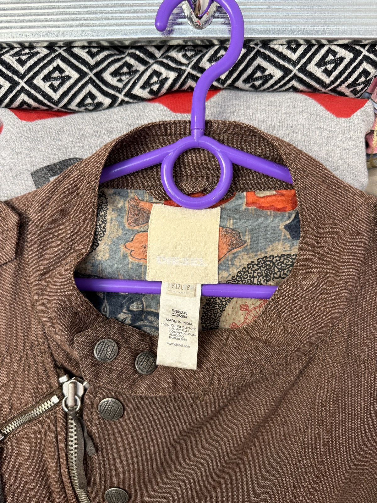 Diesel Archive Opium Jacket Napoleon Style Rare Item
