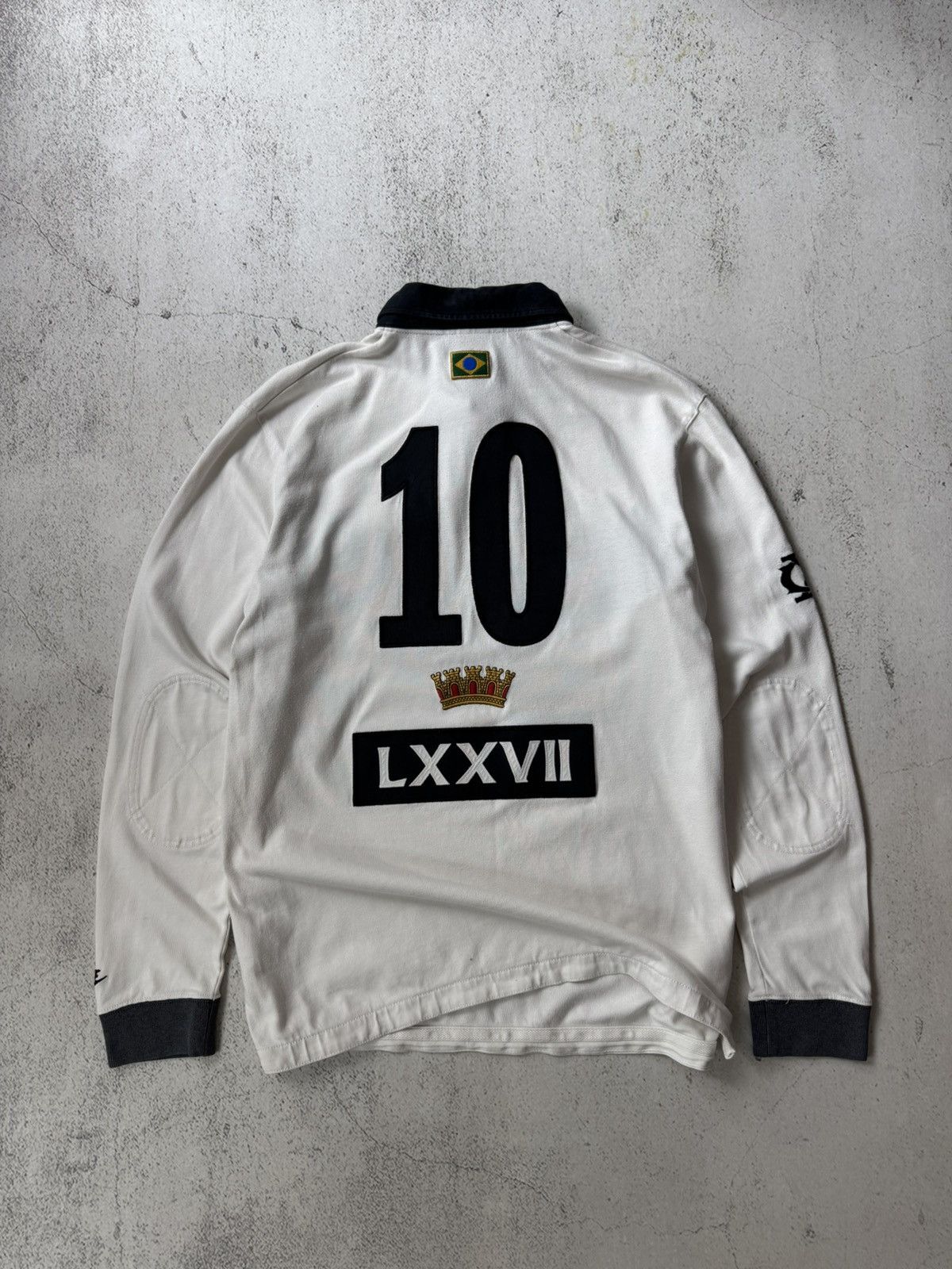 Nike × Vintage Nike Vintage Brazil Canarinho Caldeirao 10 Regby Long Sleeve Size US L / EU 52-54 / 3 - 11 Thumbnail