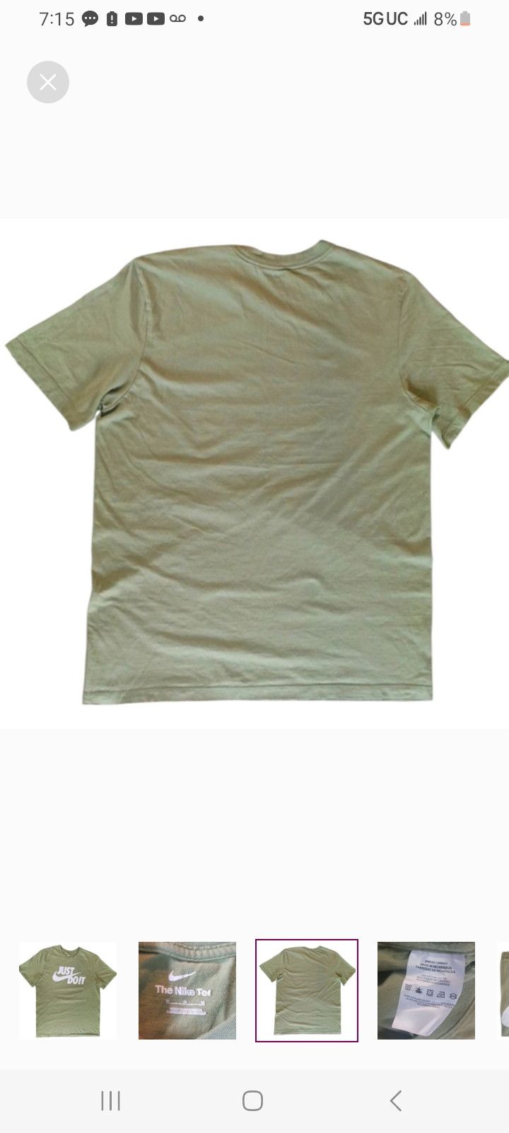 Nike Nike Just Do It T-Shirt Size US M / EU 48-50 / 2 - 3 Thumbnail