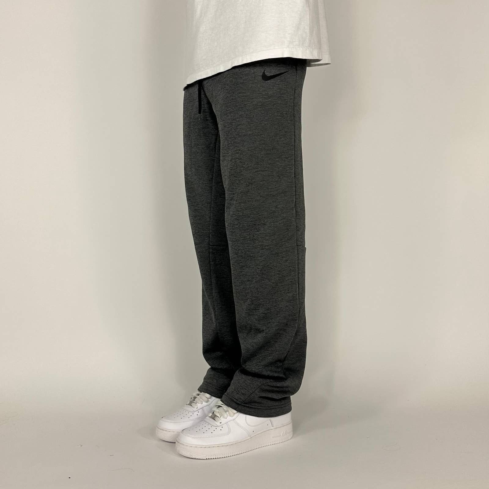 Nike × Nike ACG Vintage Y2k Heather Gray Nike Streetwear Drill Sweatpants Size US 34 / EU 50 - 1 Thumbnail