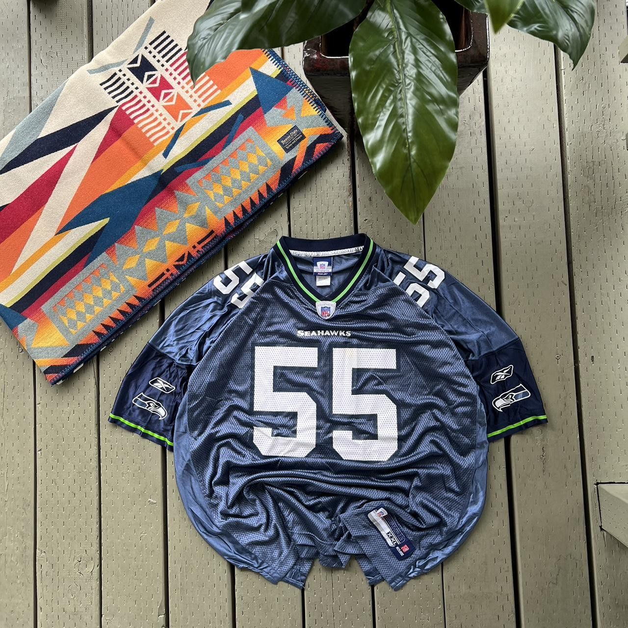 NFL Seattle Seahawks Reebok Darryl Tapp Jersey Size US XXL / EU 58 / 5 - 2 Thumbnail
