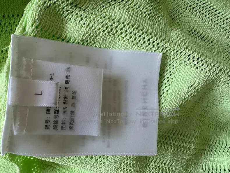 Givenchy Givenchy Light Green Pearl Short Sleeve T-Shirt Size US L / EU 52-54 / 3 - 4 Thumbnail