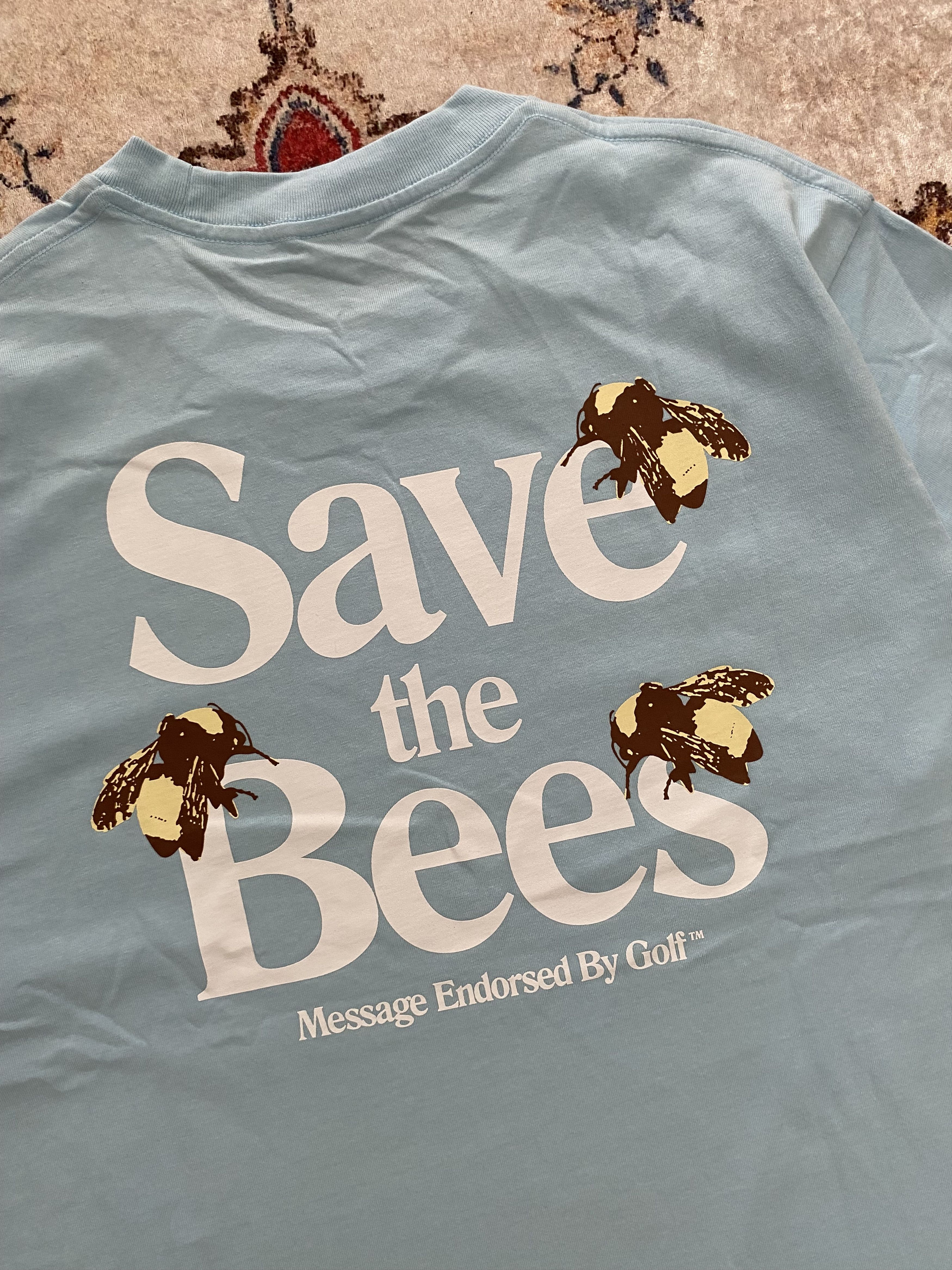 Golf Wang Golf Wang Save the Bees Tee - Baby Blue Size US L / EU 52-54 / 3 - 3 Thumbnail