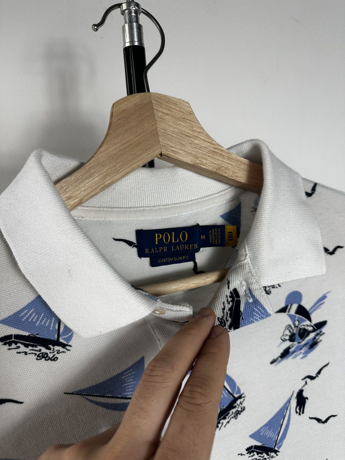 Polo Ralph Lauren Polo Ralph Lauren All Over Sailboat Print Polo Shirt Size US M / EU 48-50 / 2 - 6 Thumbnail