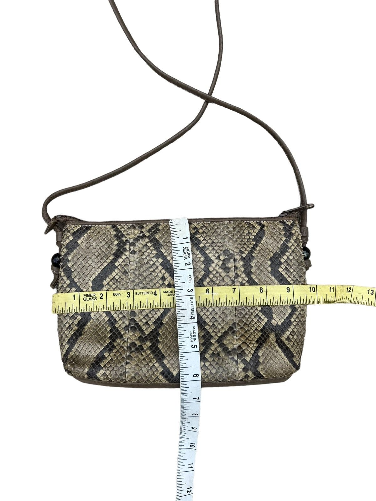 Leather Vintage Arukan Japan Python Snakeskin Leather Bag Mini Size ONE SIZE - 17 Thumbnail