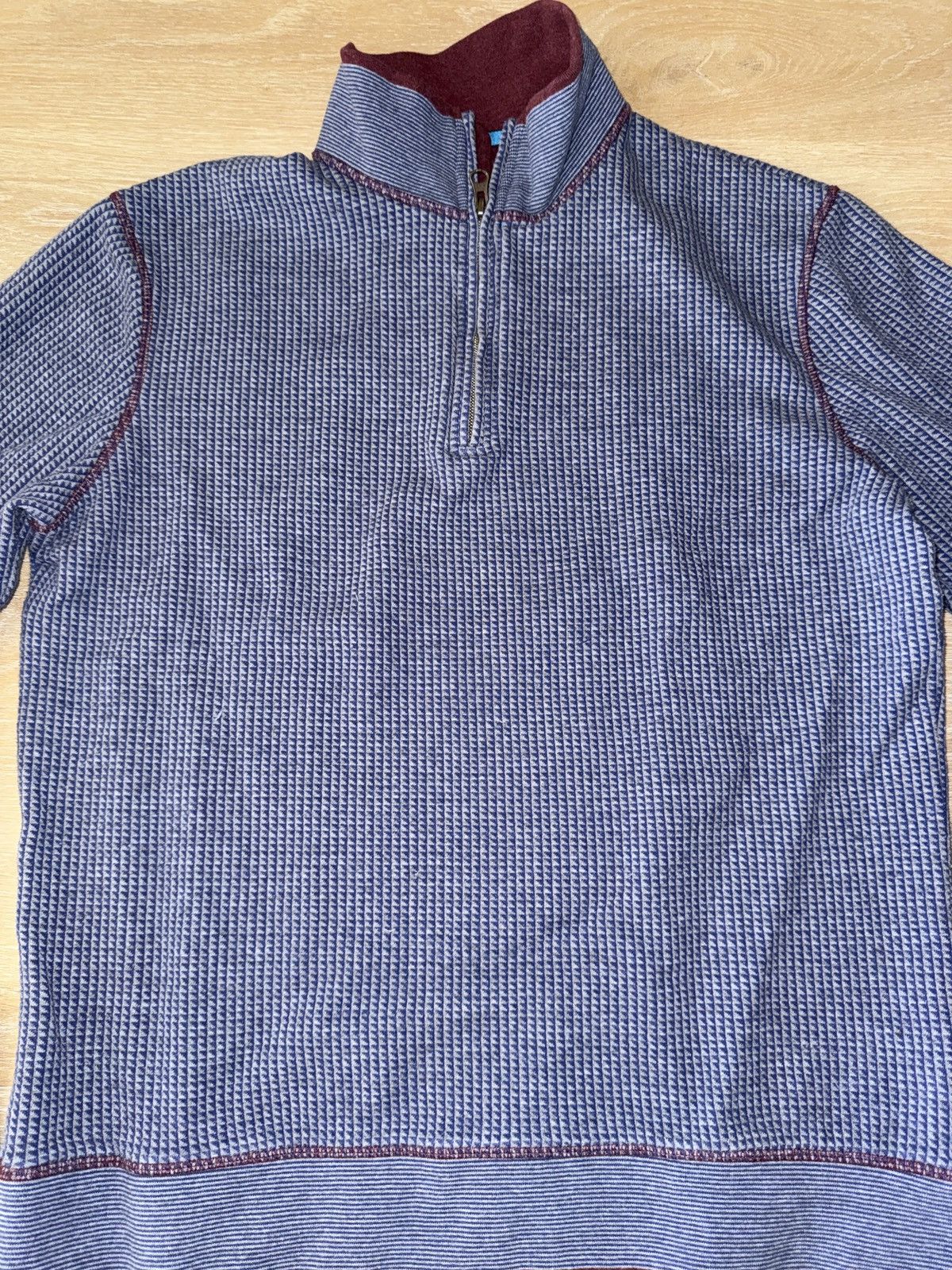 Robert Graham Robert Graham Quarter Zip Fleece Sweater Size US M / EU 48-50 / 2 - 3 Thumbnail