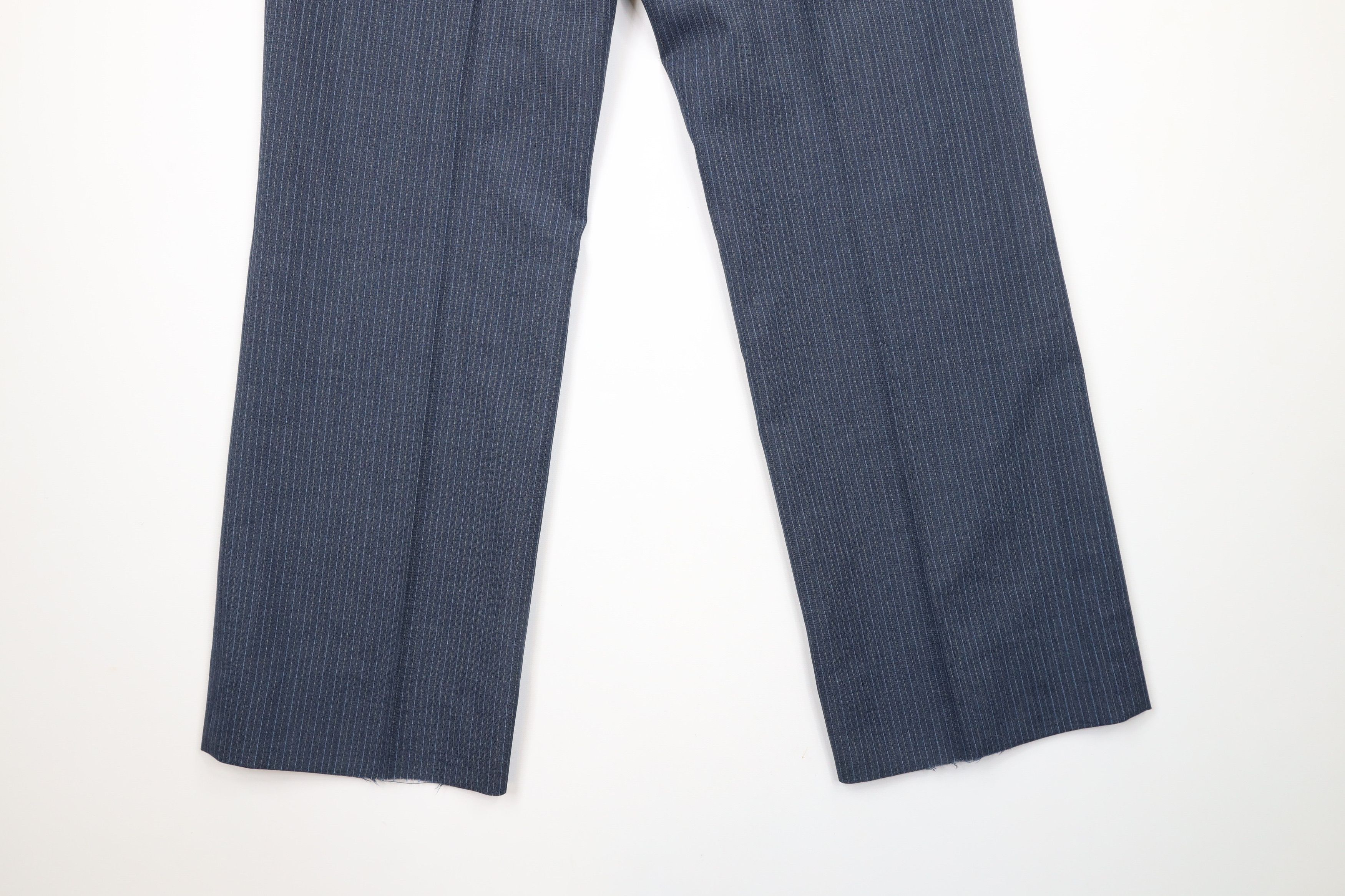Vintage Vintage 70s Streetwear Pinstriped Bell Bottoms Pants USA Size US 32 / EU 48 - 13 Thumbnail