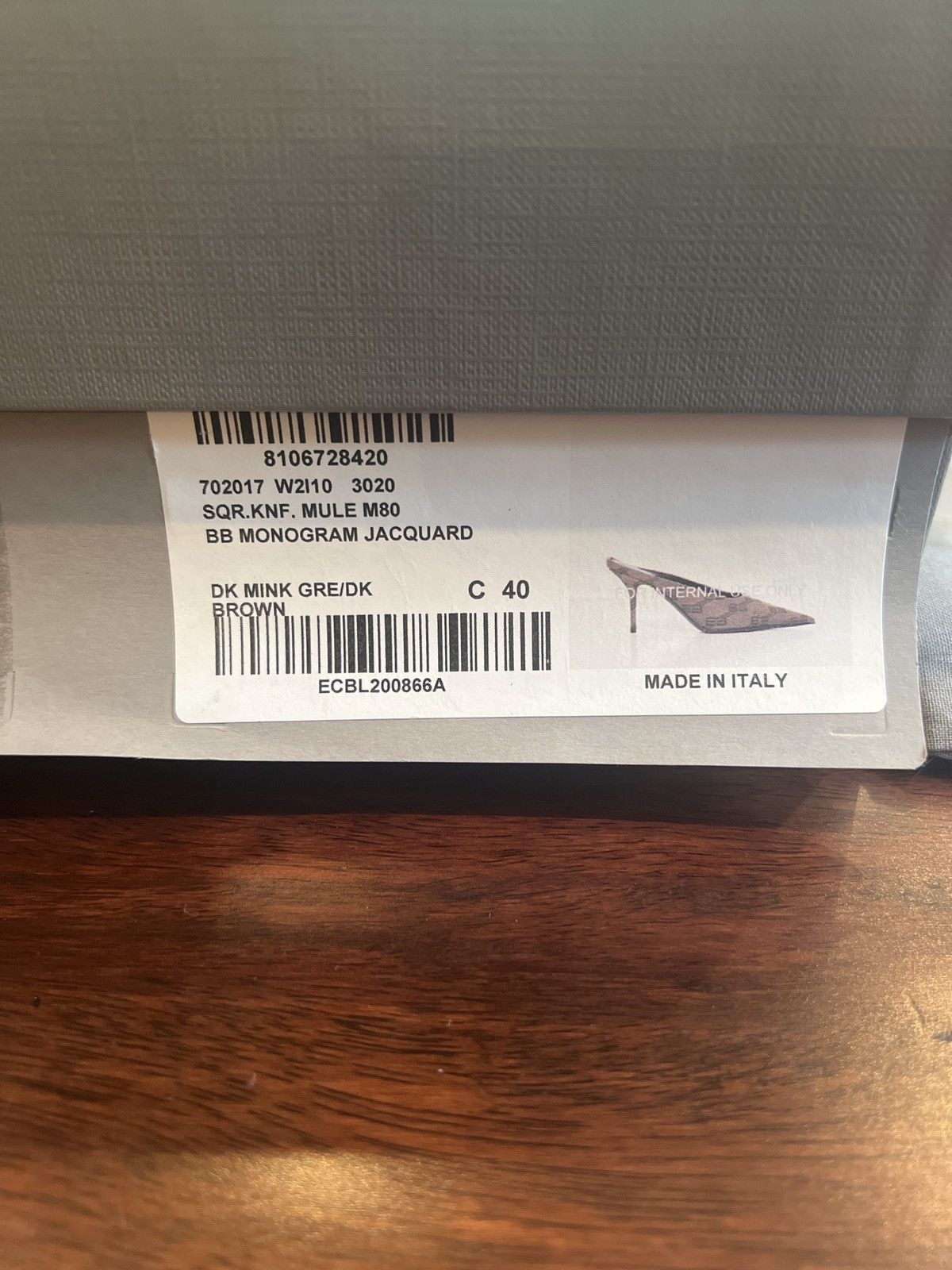 Balenciaga BB Monogram jacquard heels Size US 9.5 / IT 39.5 - 5 Thumbnail