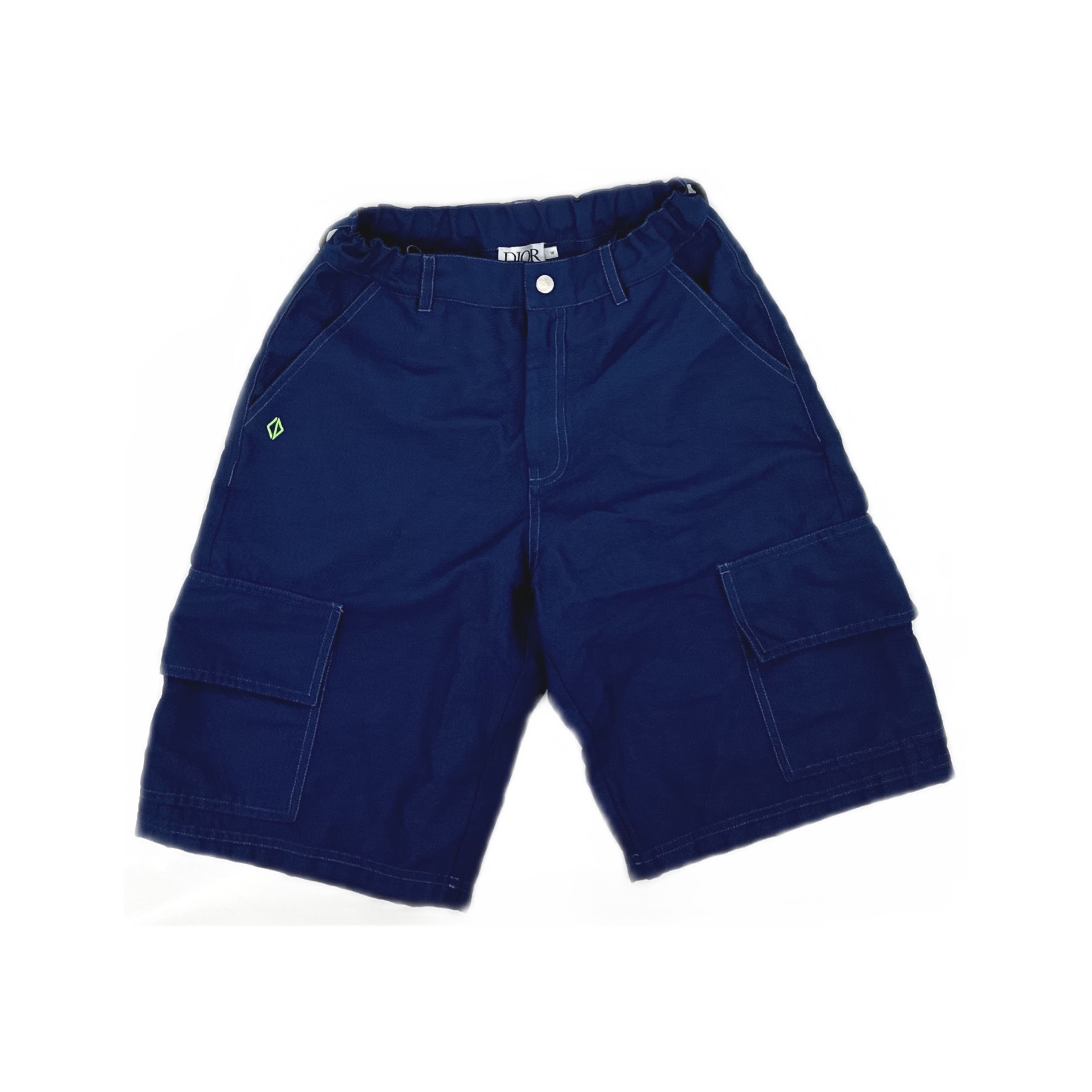 Dior Dior Blue Cotton Cargo Shorts Size S Size US 28 / EU 44 - 1 Thumbnail