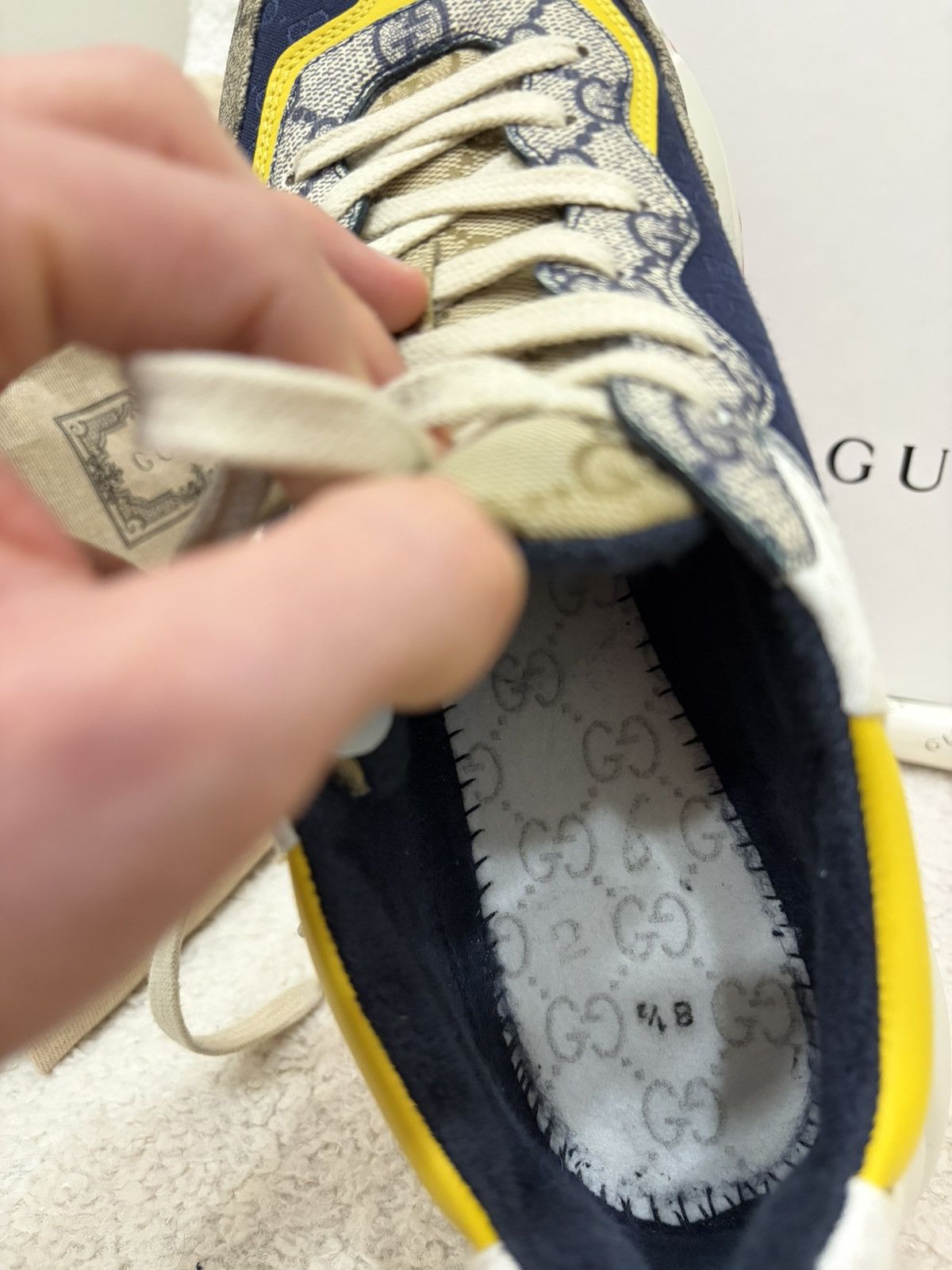 Gucci Gucci Men’s Sneakers Size US 8.5 / EU 41-42 - 20 Thumbnail