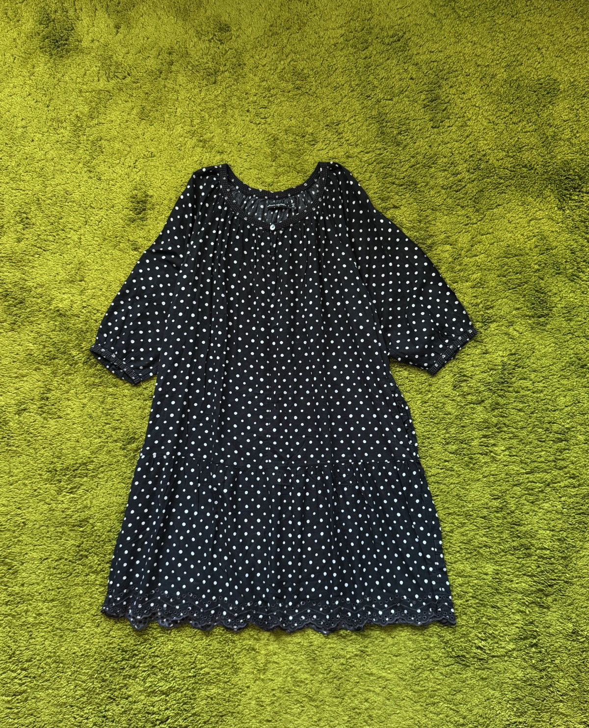 Gudrun Sjoden Gudrun Sjoden ethnic polka dot puff sleeve dress Size L / US 10 / IT 46 - 1 Thumbnail