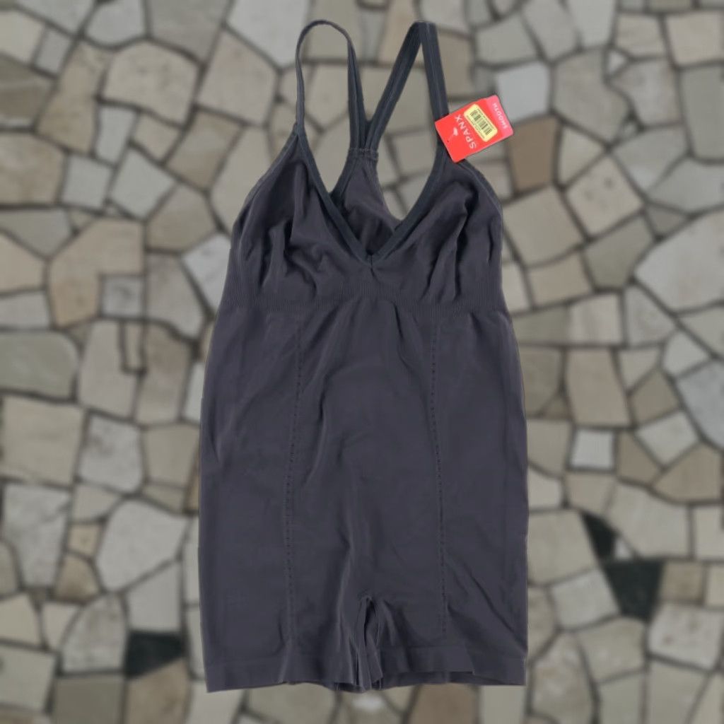 Spanx Spanx Romper High Stretch Solid Tank Top Steel Women's L Shirt Tank Top L Steel Womens Spanx Romper High Stretch Solid Tank Top Steel L Size L / US 10 / IT 46 - 1 Thumbnail