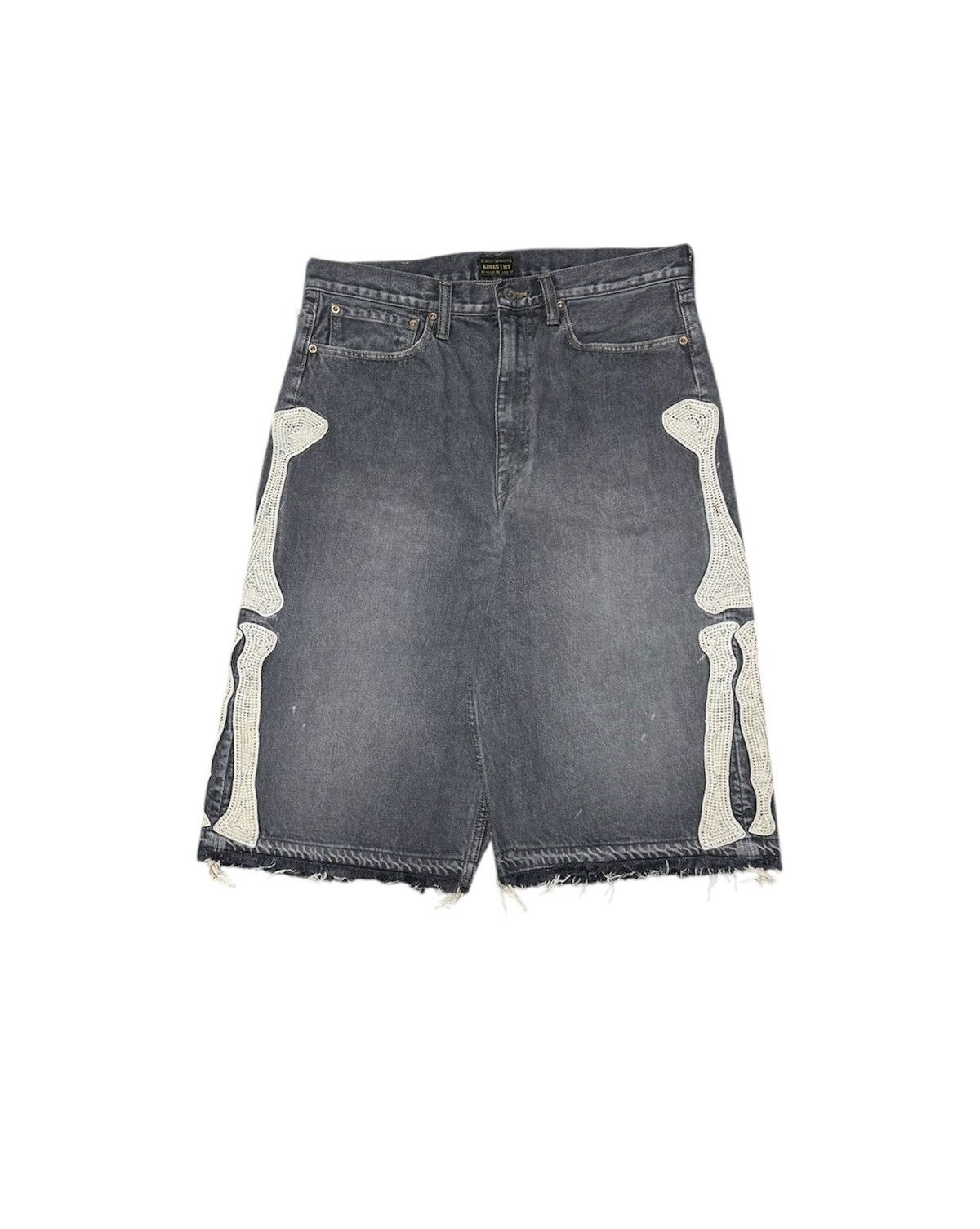 Kapital KAPITAL 14oz Bone short denim 34 Size US 34 / EU 50 - 1 Thumbnail