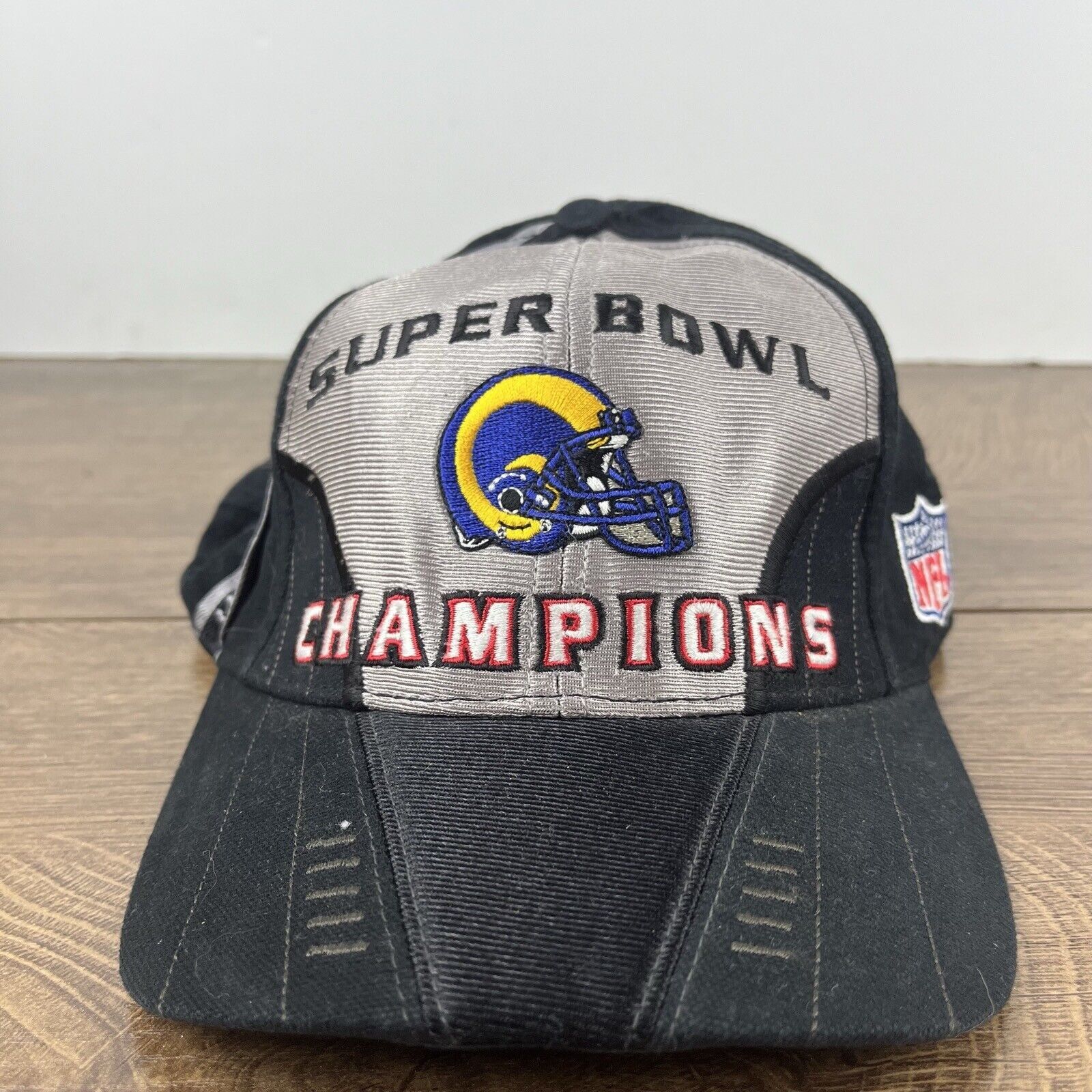 Other St. Louis Rams Hat Super Bowl Champions Gray Hat Adjustable Size ONE SIZE - 3 Thumbnail