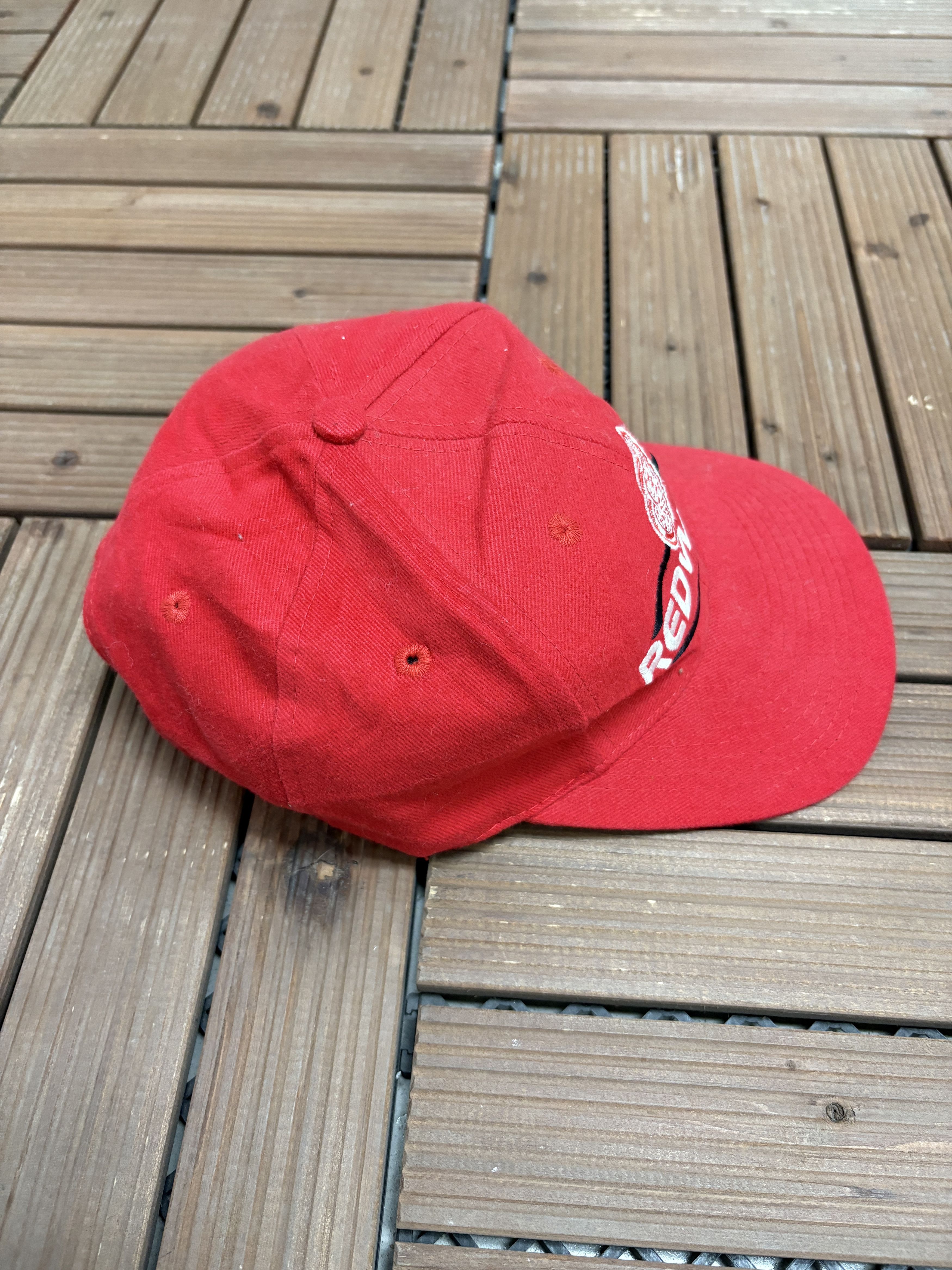 Logo 7 Detroit Red Wings Vintage Logo 7 Red Hat Cap Size ONE SIZE - 4 Thumbnail
