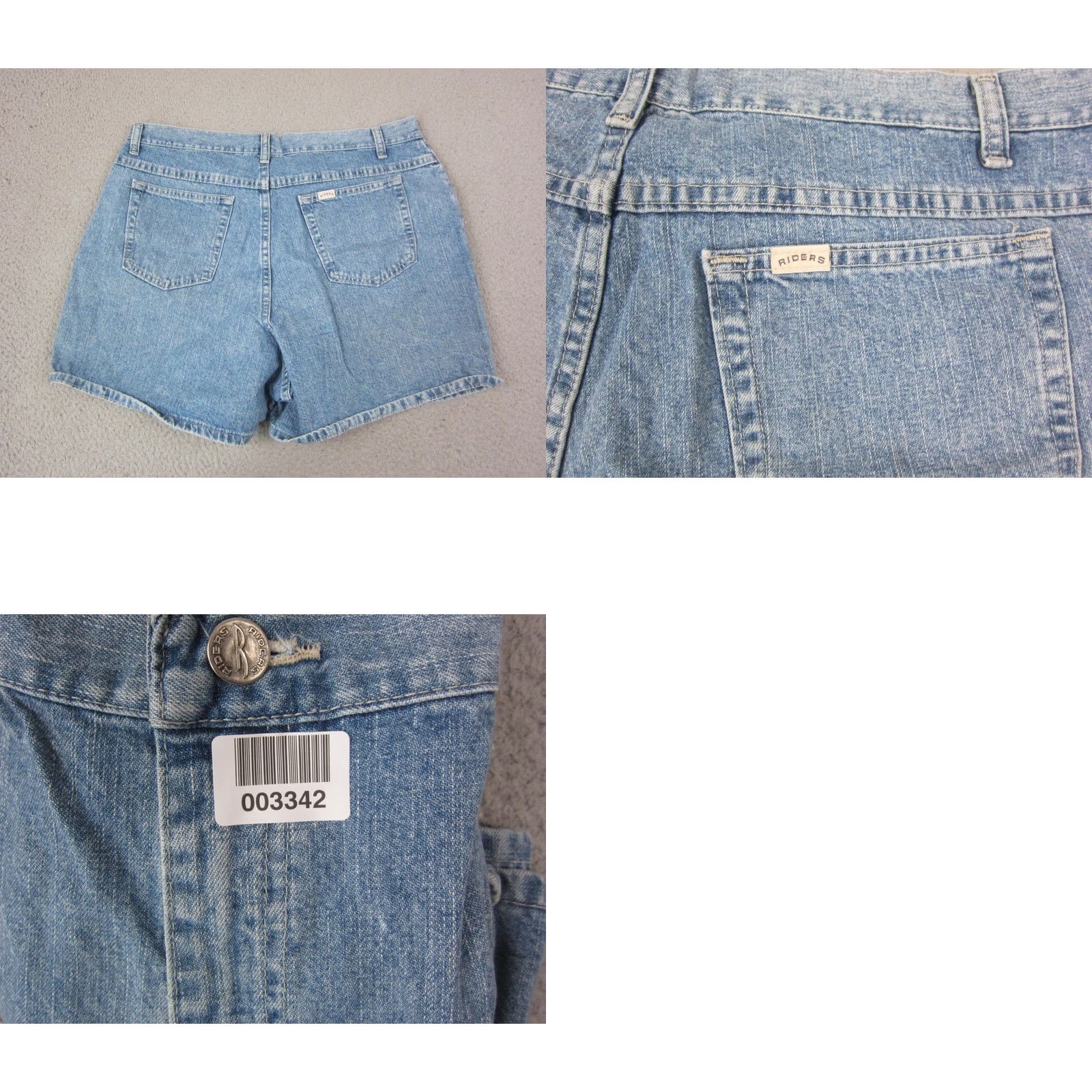 Lee VINTAGE Lee Riders Shorts Jeans Womens 18 Blue Denim Mom Jorts 90s Classic Lee Shirt? Size 40" / US 18 - 9 Thumbnail