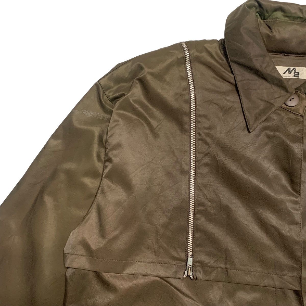 Japanese Brand Japanese Brand M2 Zipper Design Coat Size L / US 10 / IT 46 - 6 Thumbnail
