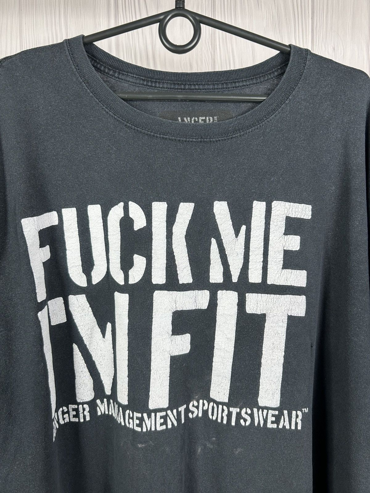 Band Tees Vintage Anger Management Fuck Me I’m Fit Gym Distressed Tee Size US XXL / EU 58 / 5 - 4 Thumbnail