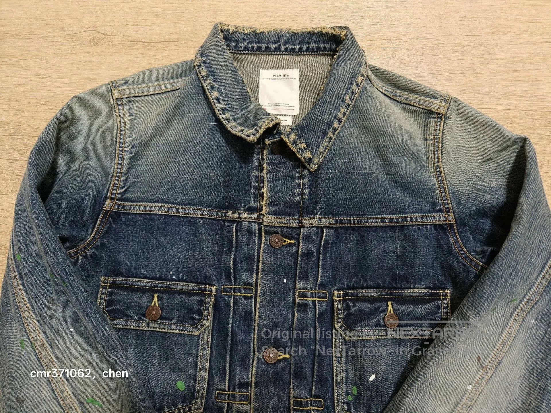 Visvim visvim 19ss 101 Jkt DMGD. Size US L / EU 52-54 / 3 - 5 Thumbnail