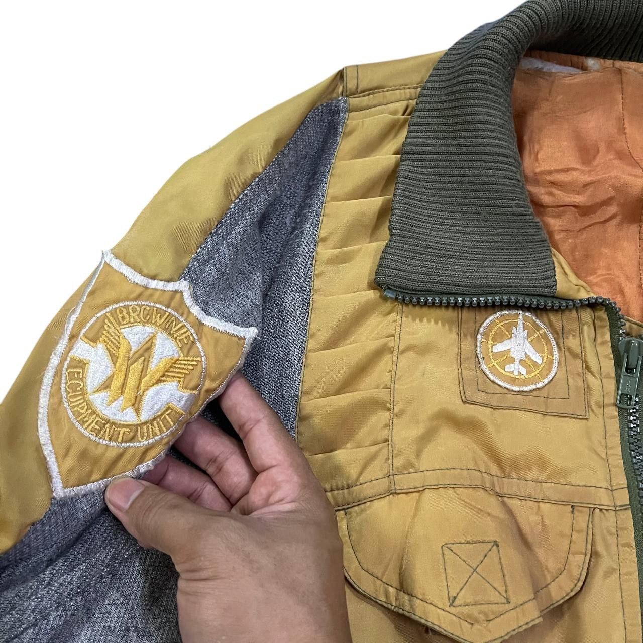 Vintage Vintage Brcwnie Flight Bomber Jacket Size US M / EU 48-50 / 2 - 5 Thumbnail