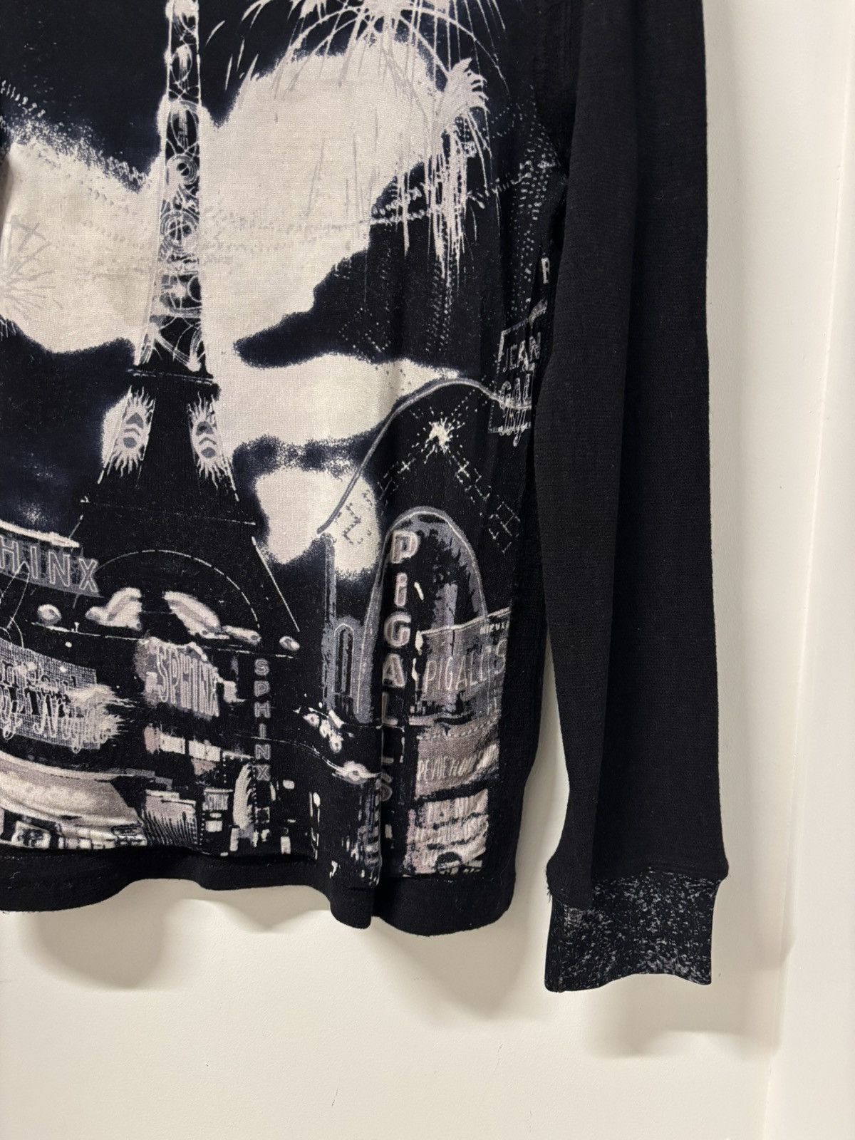 Jean Paul Gaultier Jean Paul Gaultier turtleneck longsleeve 90s eiffel tower Size L / US 10 / IT 46 - 3 Thumbnail