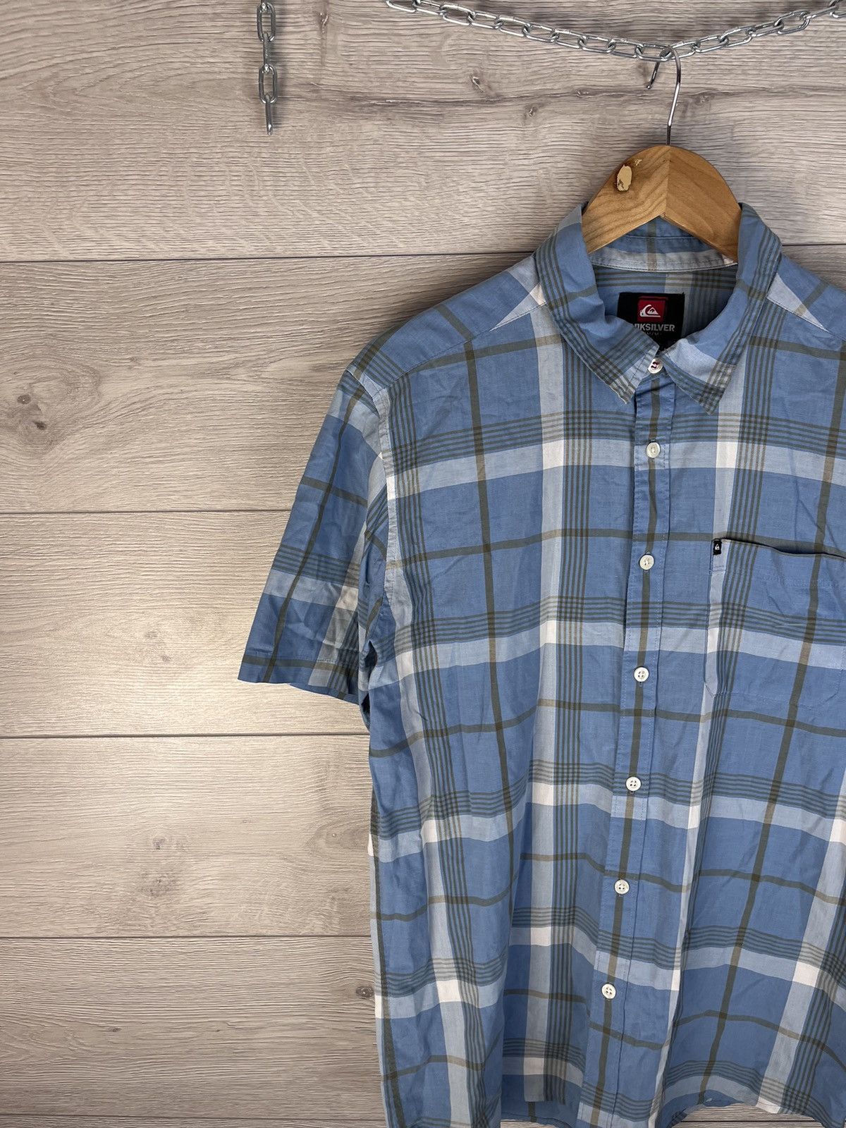 Quiksilver Vintage men’s shirt Quiksilver size M outdoor street Size US M / EU 48-50 / 2 - 2 Thumbnail