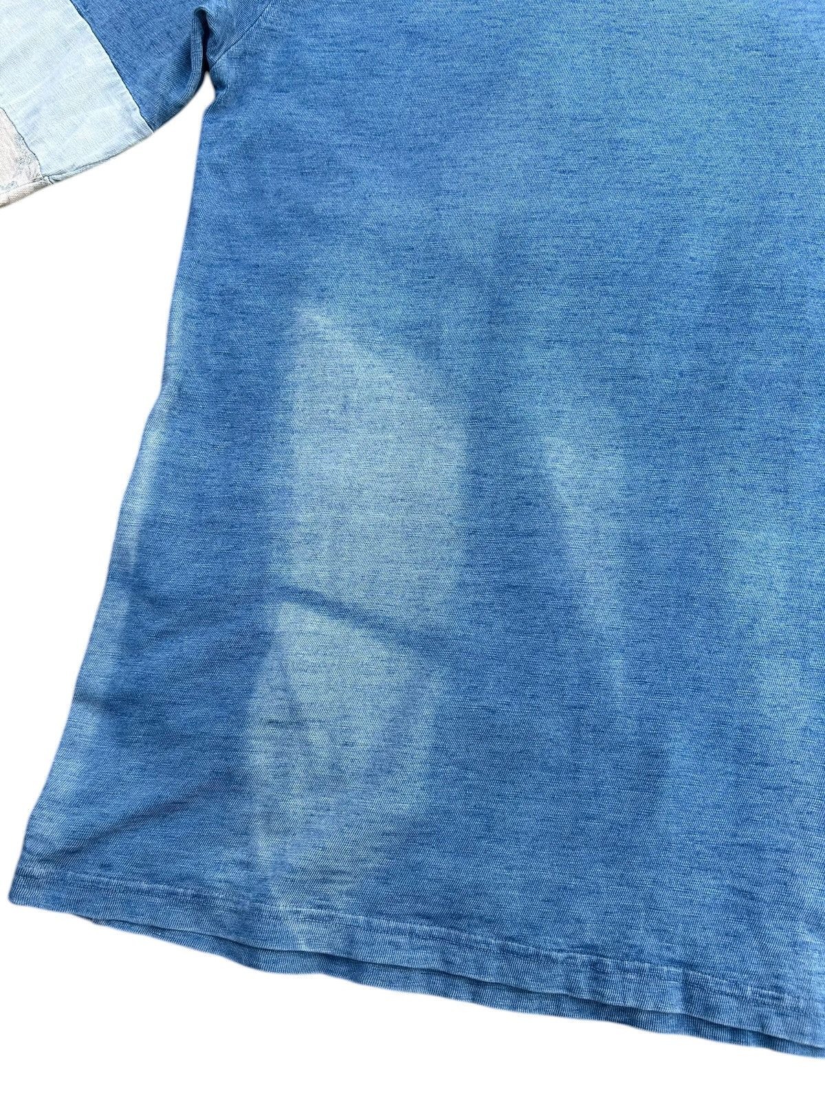 Kapital Kapital Hippies Boro Patchwork indigo Sunfaded tshirt Size US M / EU 48-50 / 2 - 10 Thumbnail