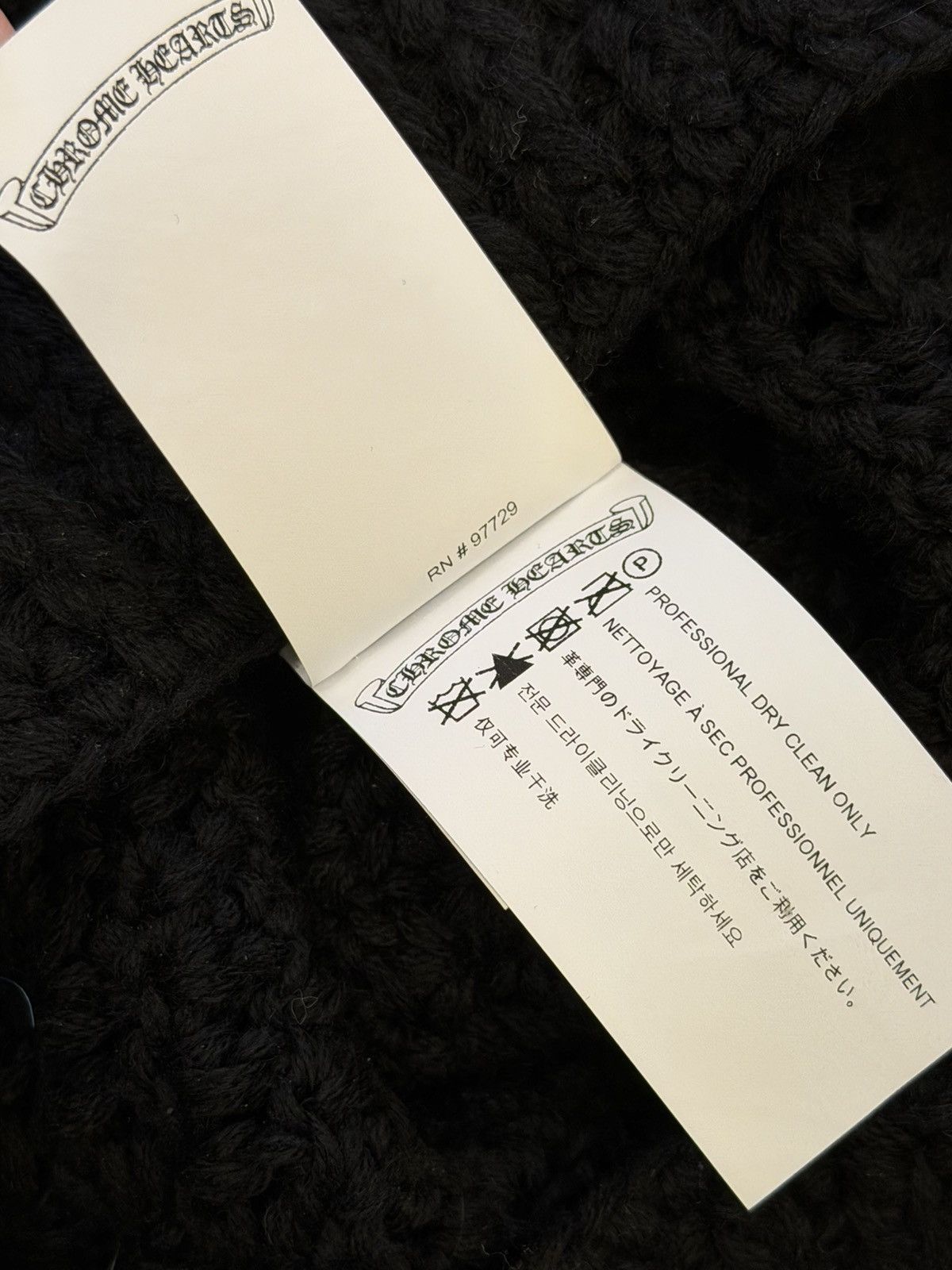 Chrome Hearts Chrome Hearts black patch cashmere beanie Size ONE SIZE - 10 Thumbnail