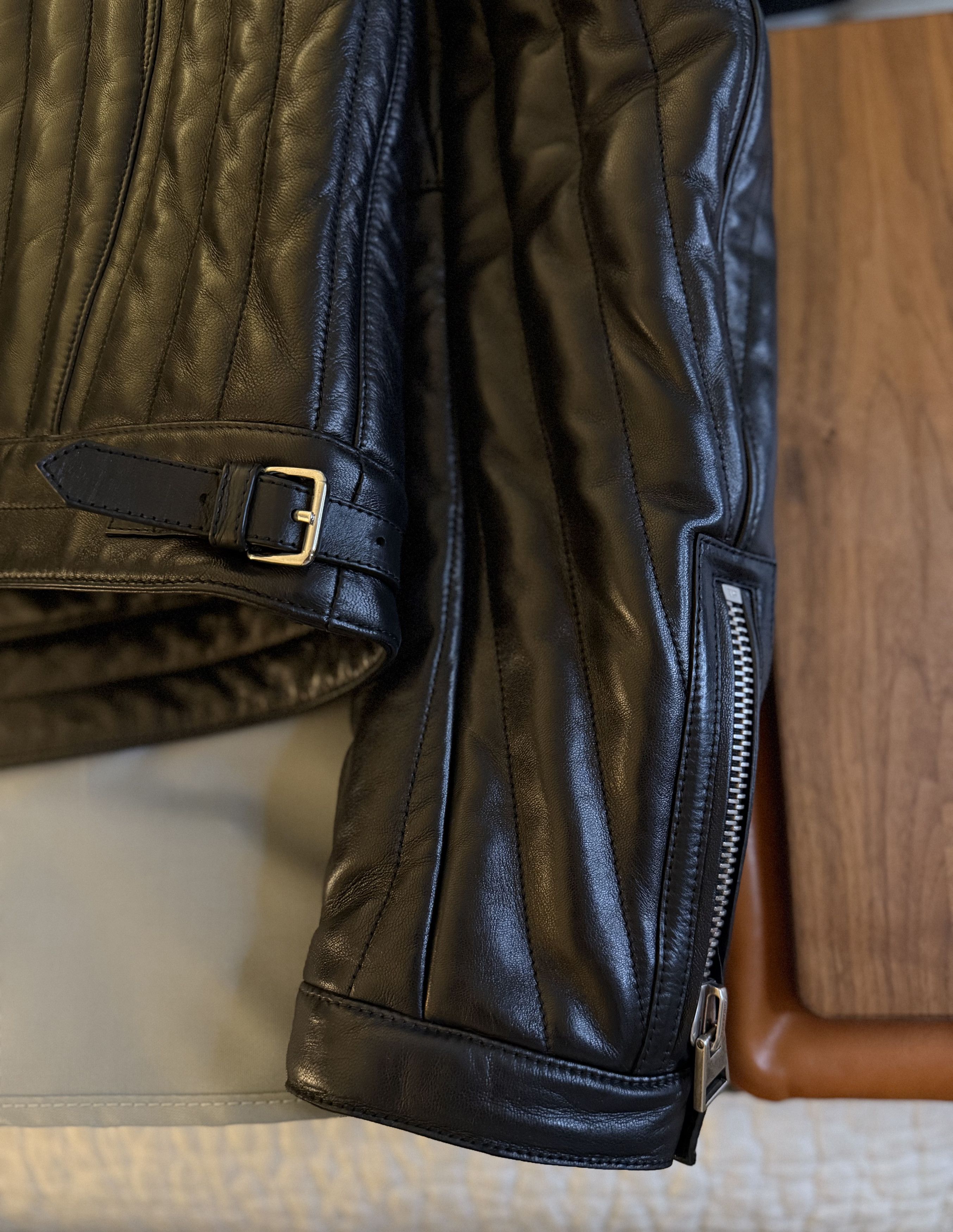 Tom Ford Ultimate New $8,200 w/tax Channel Quilted Cafe Racer Size US L / EU 52-54 / 3 - 16 Thumbnail