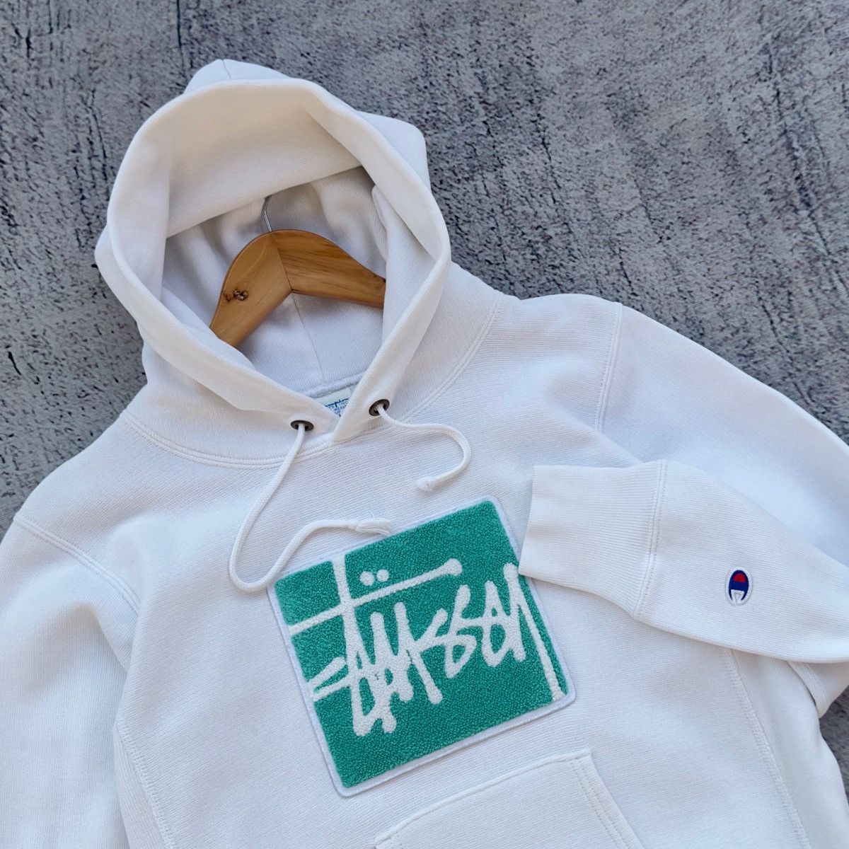 Stussy VINTAGE STUSSY X CHAMPION REVERSE WEAVE SHERPA BOX LOGO 90’s Size US S / EU 44-46 / 1 - 2 Thumbnail