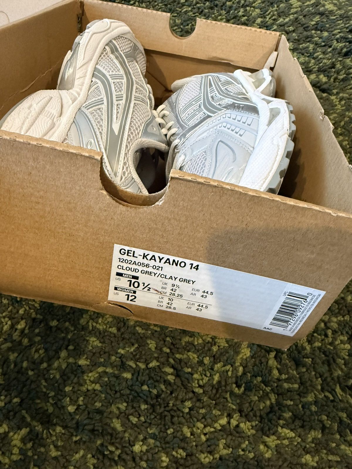 Asics ASICS Gel-Kayano 14 “Cloud Grey / Clay Grey” Size US 10.5 / EU 43-44 - 10 Thumbnail