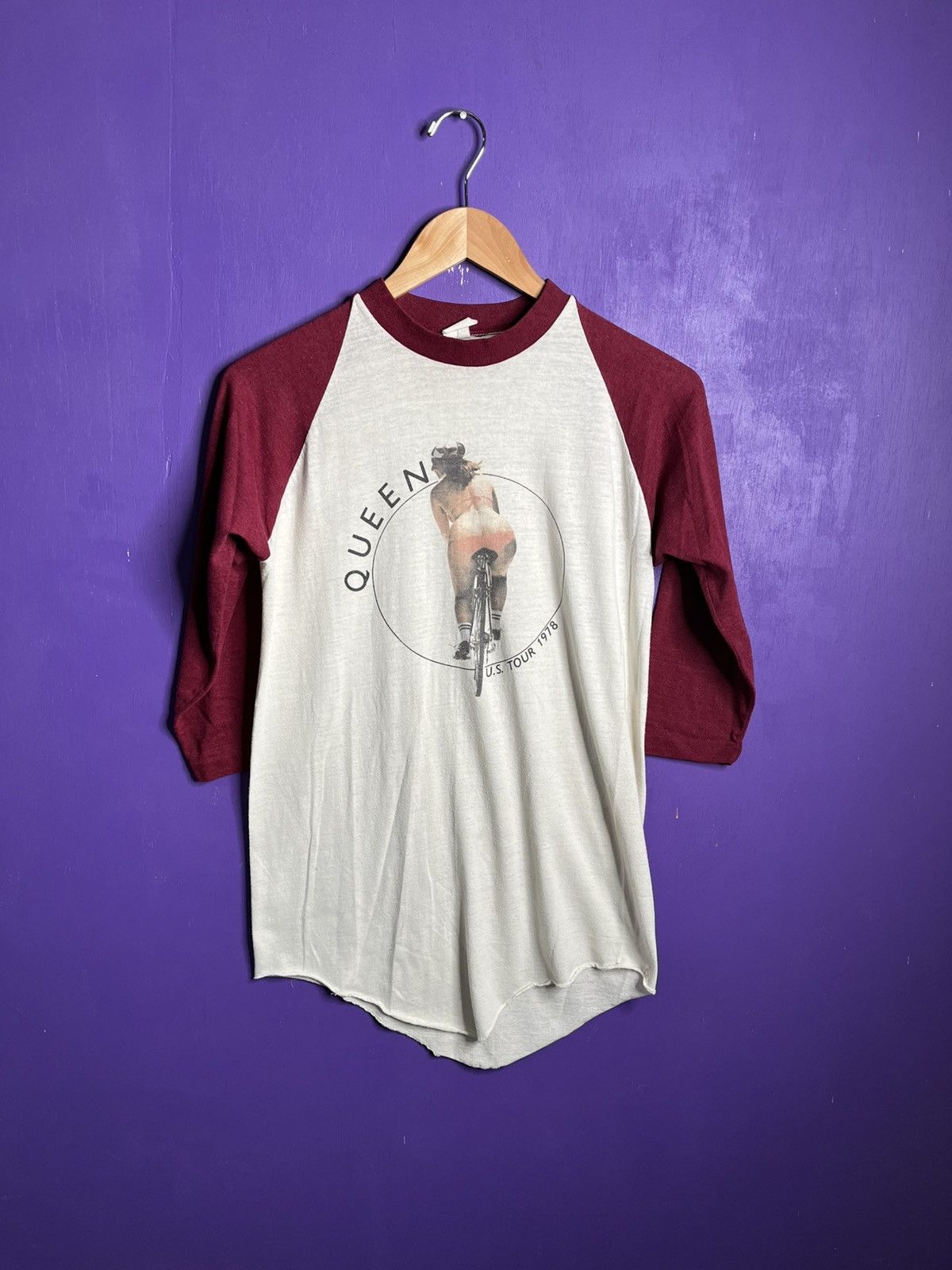 Band Tees × Vintage Vintage 1978 Queen US tour raglan t-shirt Size US M / EU 48-50 / 2 - 1 Thumbnail