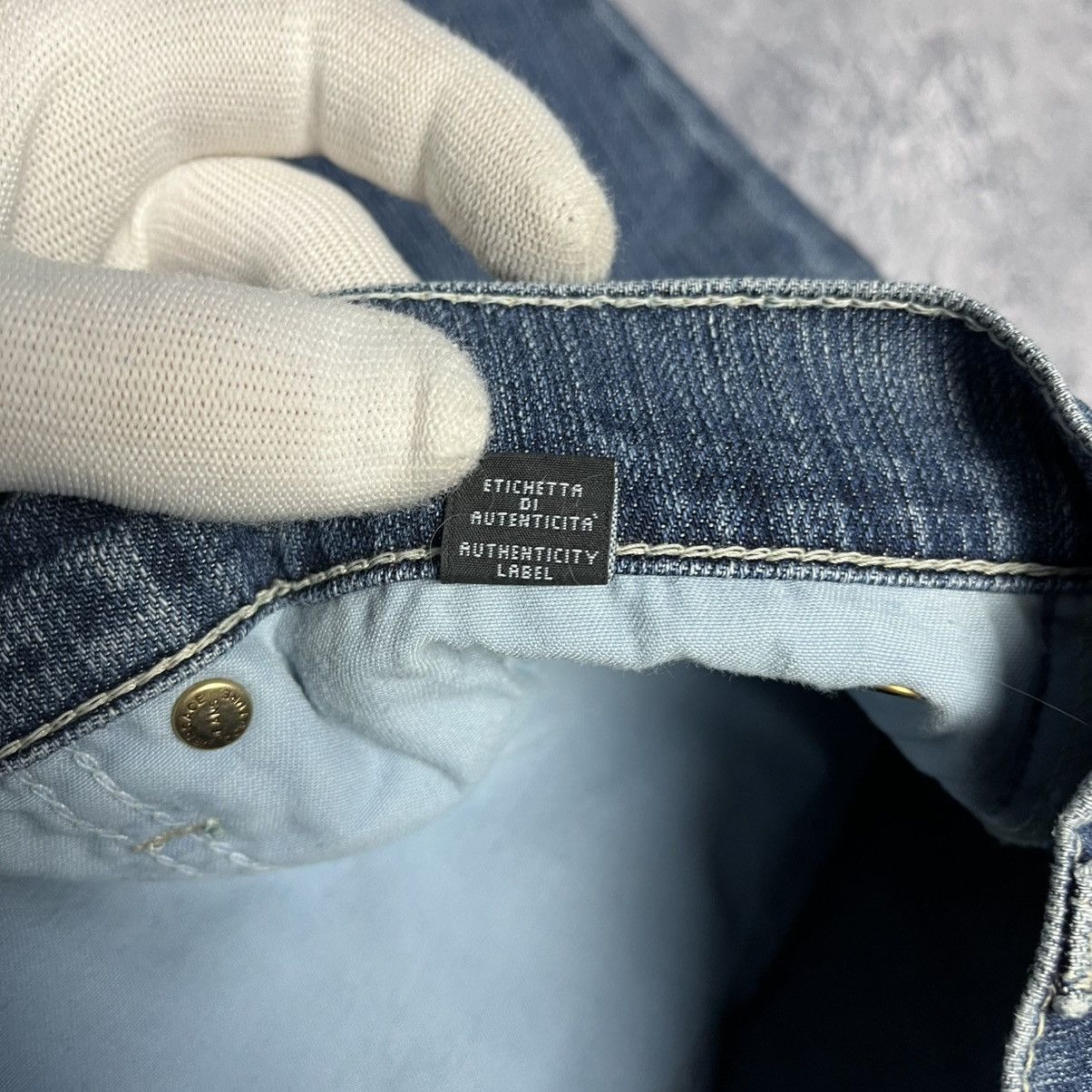 Versace Vintage Versace Jeans Couture Denim Jeans Luxury Designer Size 33" - 8 Thumbnail
