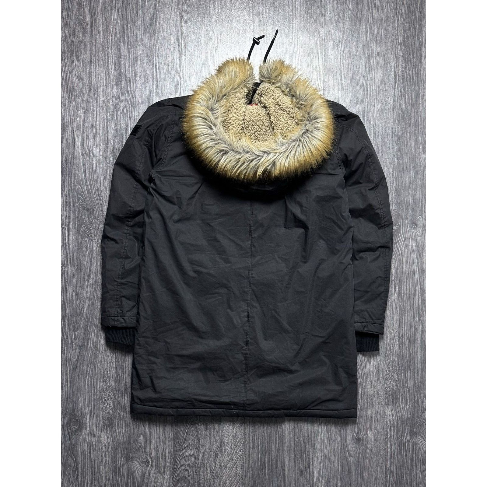 Diesel × Vintage Diesel Zip Fur Hoodie Parka Ifsixwasnine Lgb Style Size US L / EU 52-54 / 3 - 9 Thumbnail