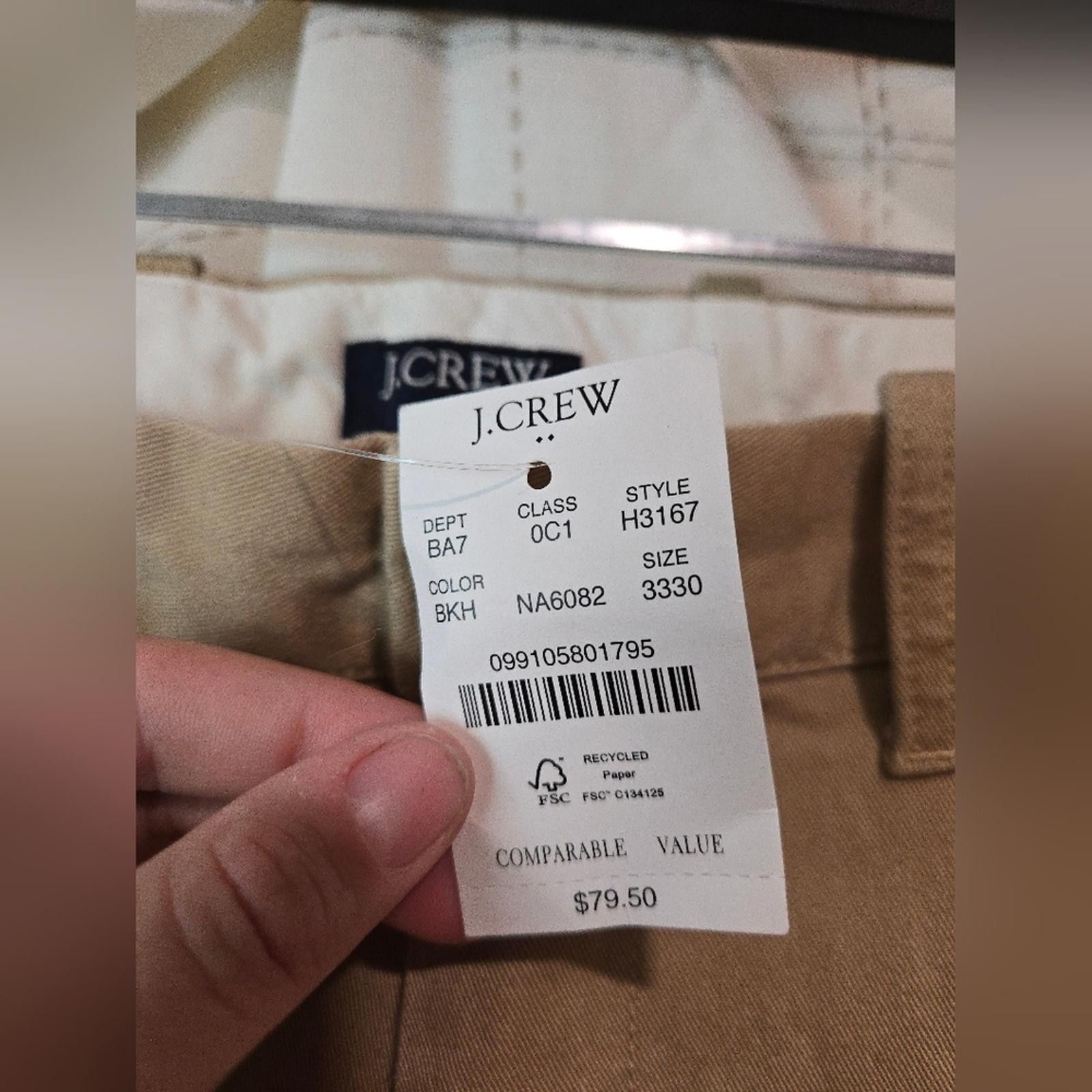 J.Crew J Crew Slim-fit flex chino pant Size US 33 - 3 Thumbnail
