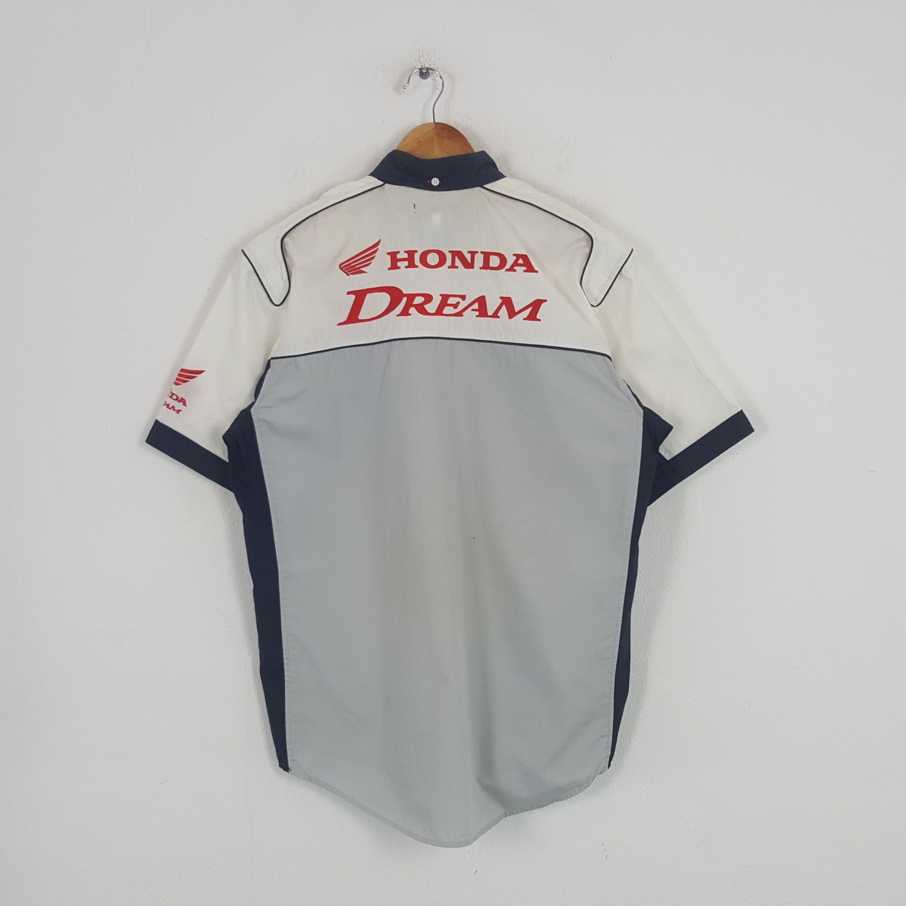 Honda Vintage Honda Japanese Racing Team Shirt Jacket C267N66 Size US L / EU 52-54 / 3 - 1 Thumbnail