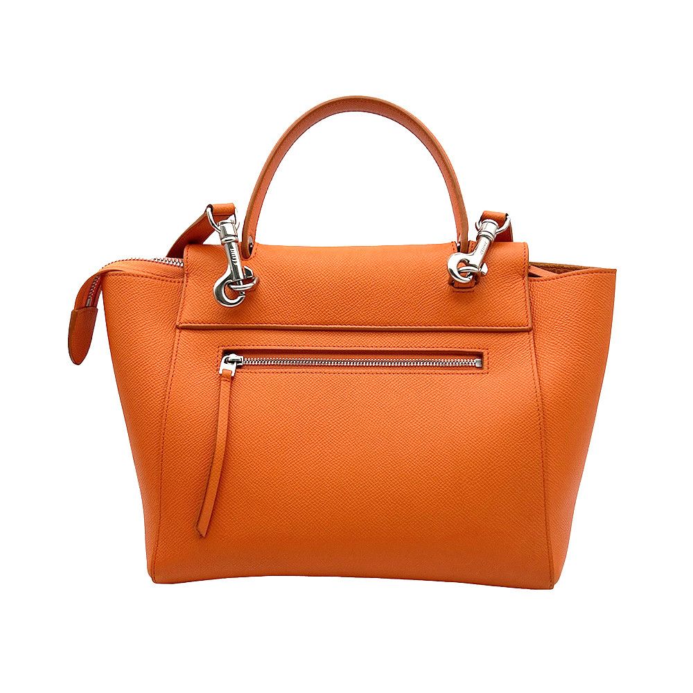 Celine Celine Leather Crossbody Bag Orange Size ONE SIZE - 2 Thumbnail