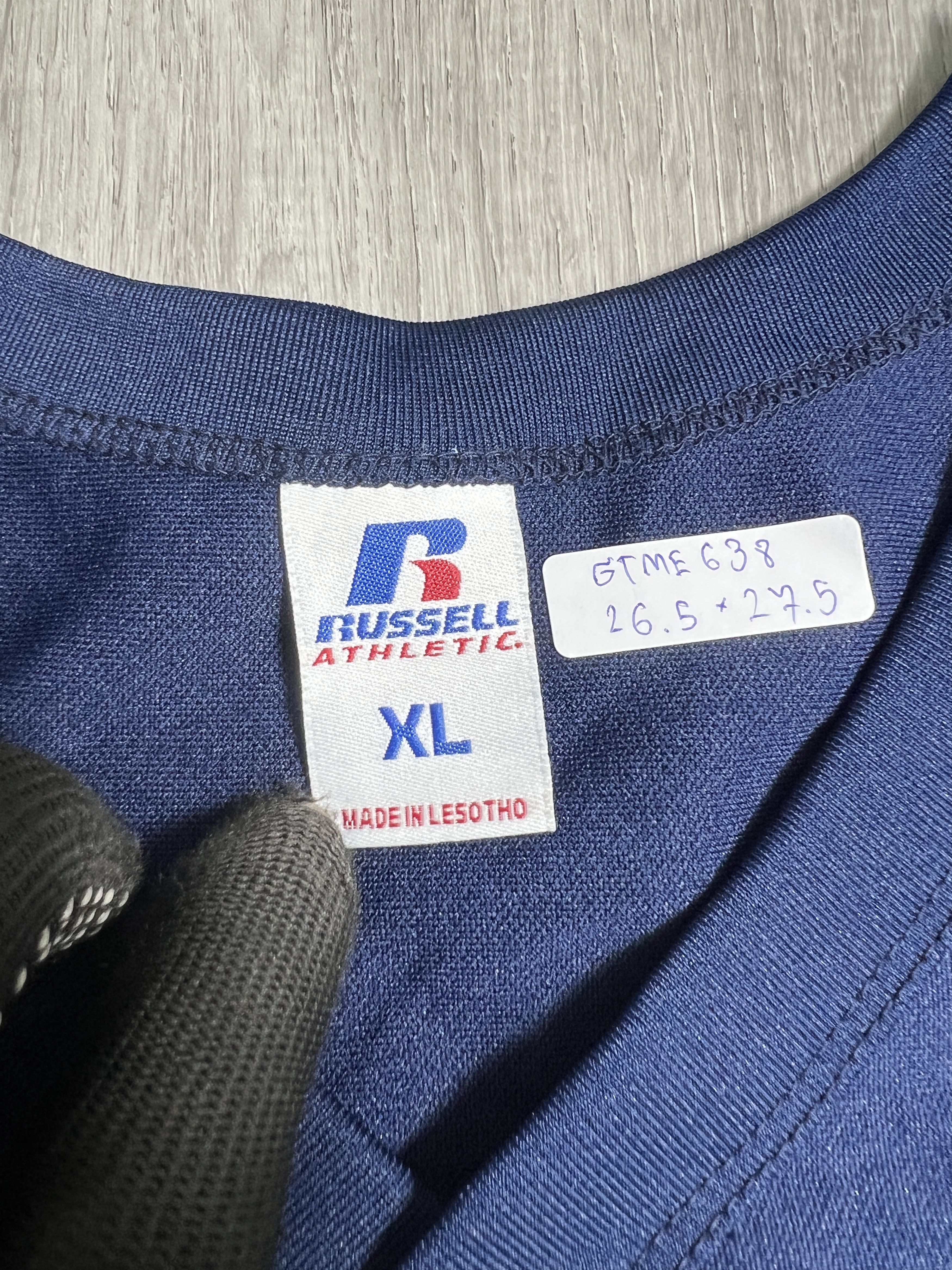 Russell Athletic Y2K Vintage Russell Athletic Blue Mesh Jersey (XL) GTME638 Size US XL / EU 56 / 4 - 2 Thumbnail