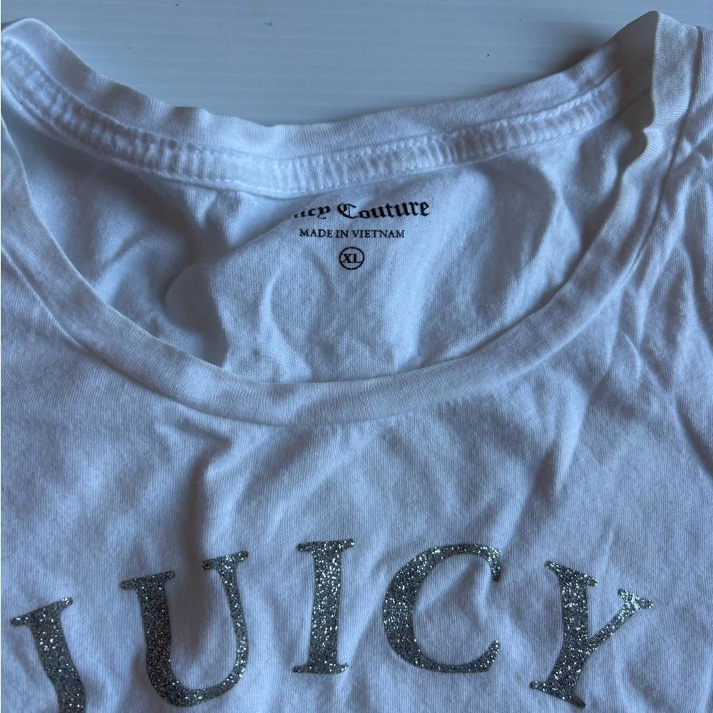 Juicy Couture Jeans Juicy Couture White and Gold T-Shirt Size XL / US 12-14 / IT 48-50 - 3 Thumbnail