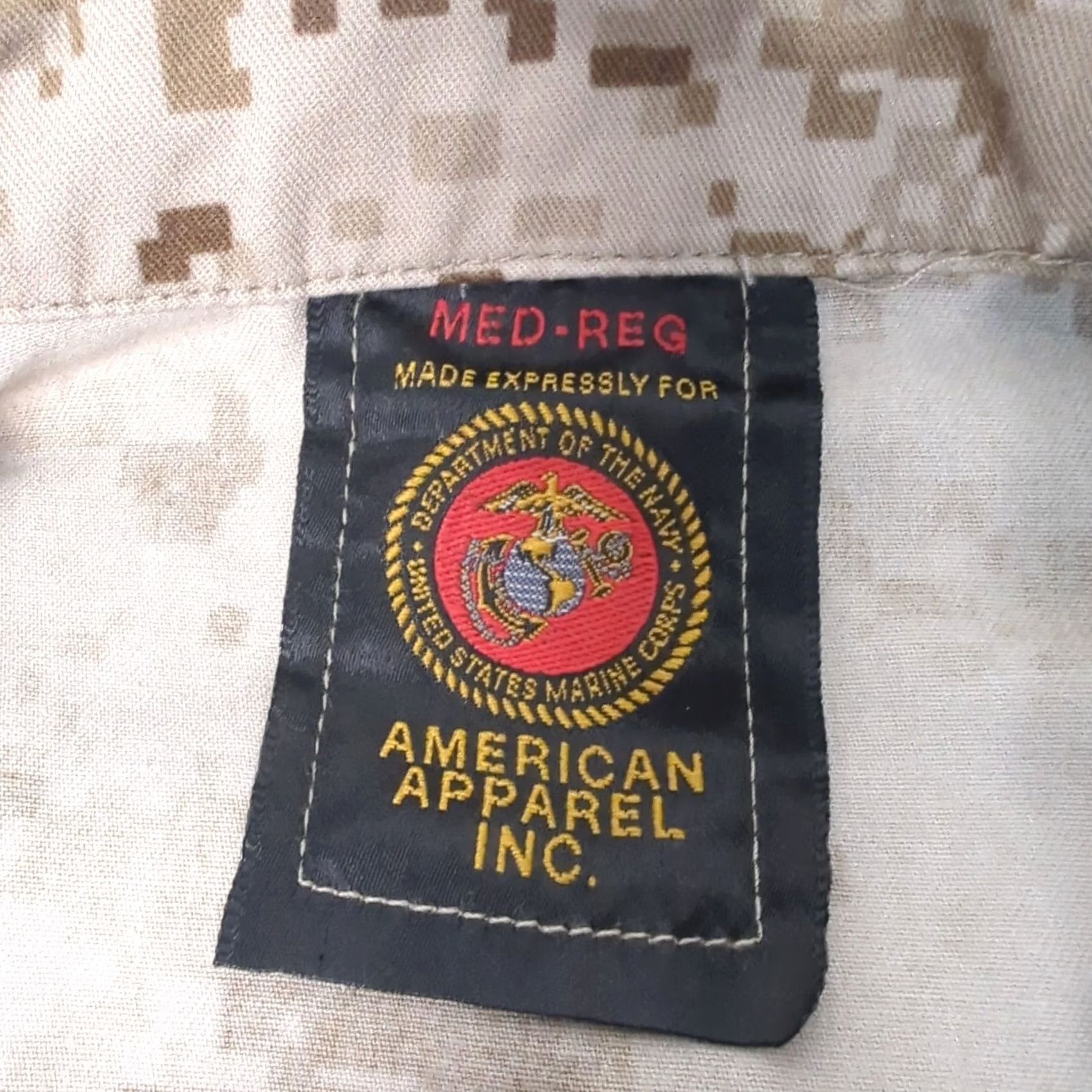 American Apparel VINTAGE Military Jacket Mens Medium American Apparel Desert MARPAT Camo Insect Guard NEW Size US M / EU 48-50 / 2 - 3 Thumbnail